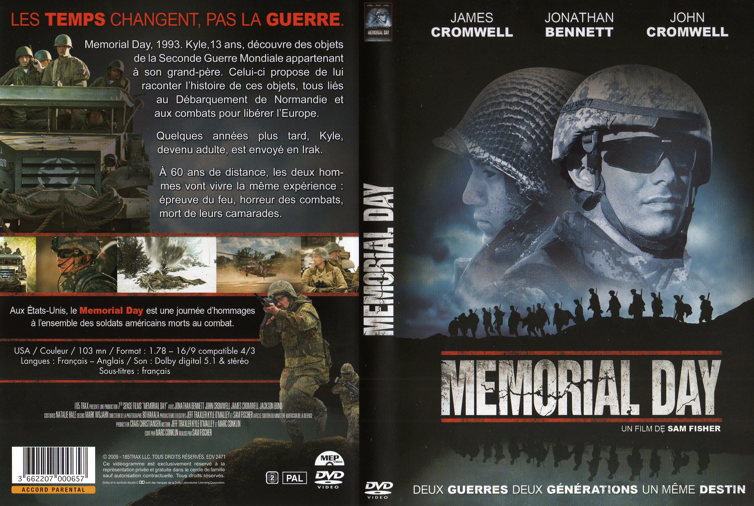 Jaquette DVD Memorial day