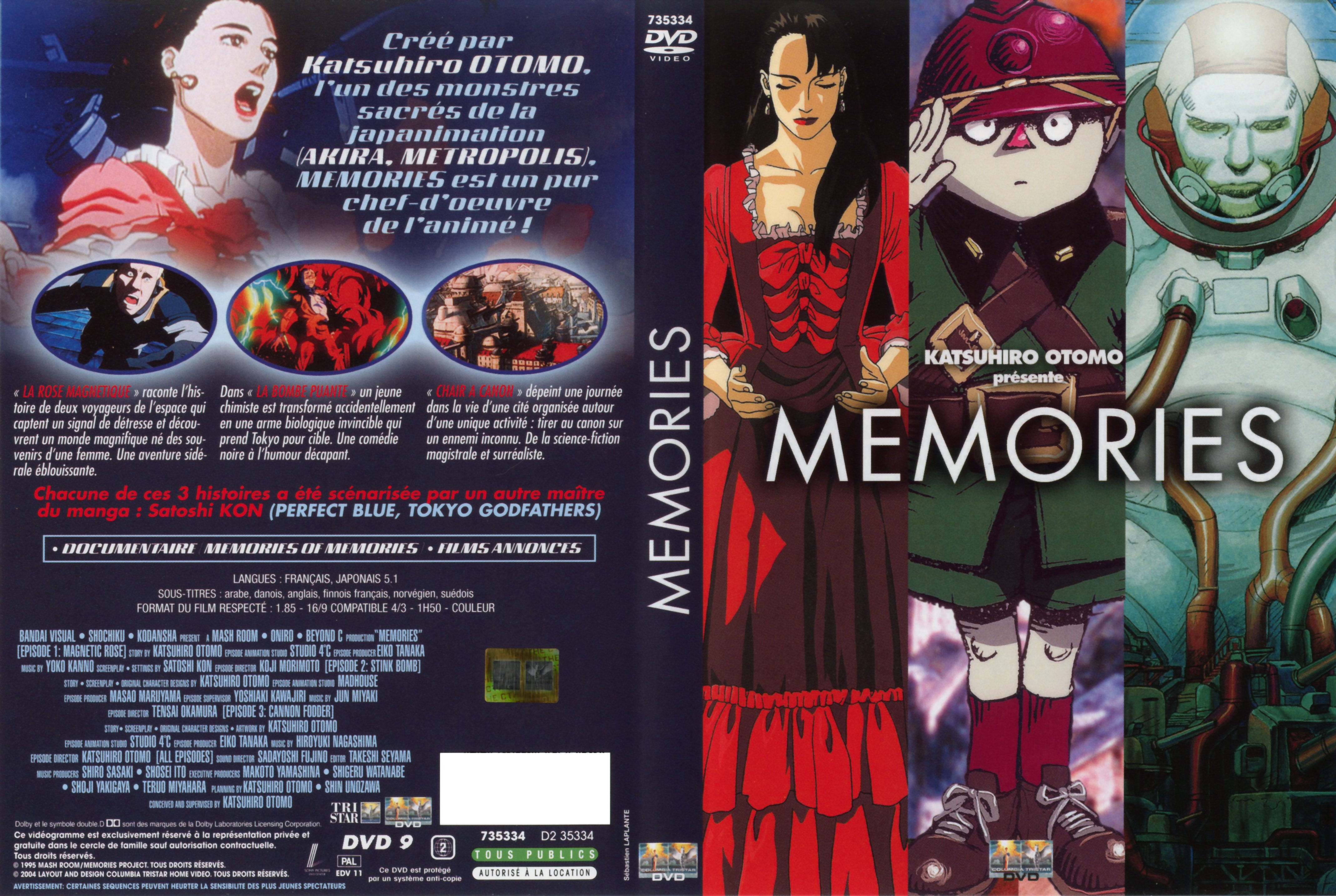 Jaquette DVD Memories DA