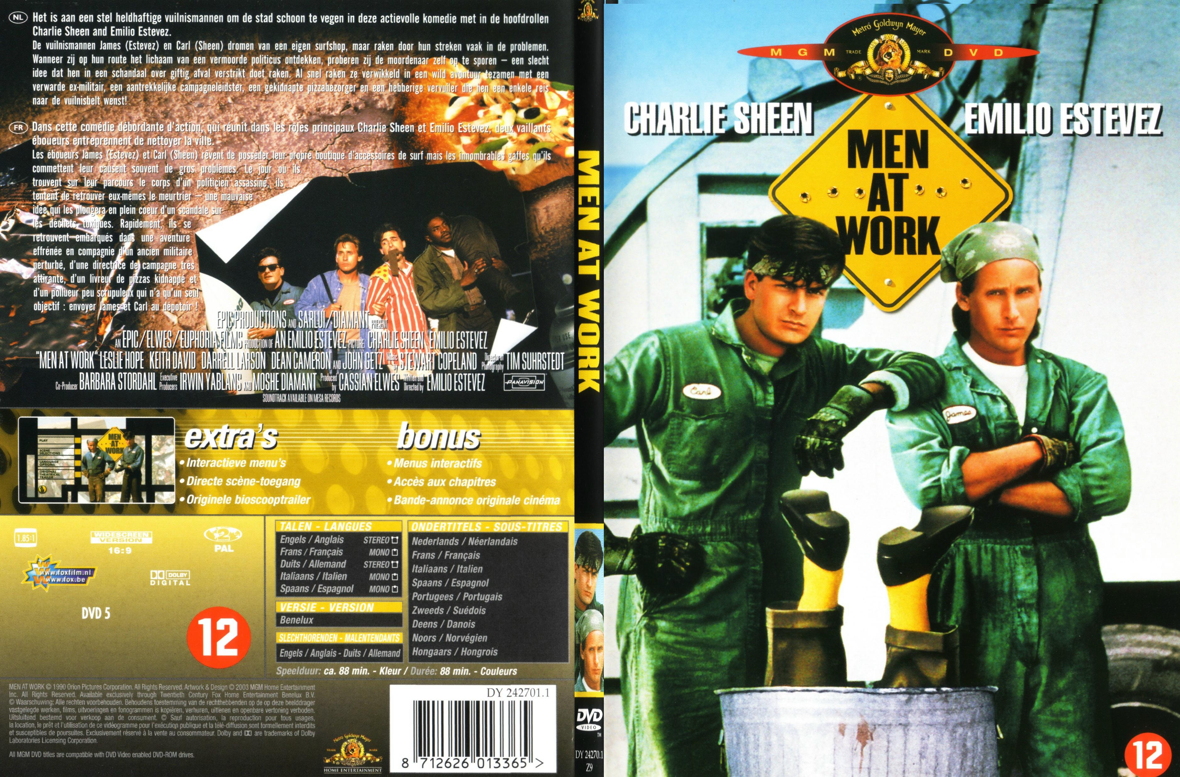Jaquette DVD Men at work - SLIM
