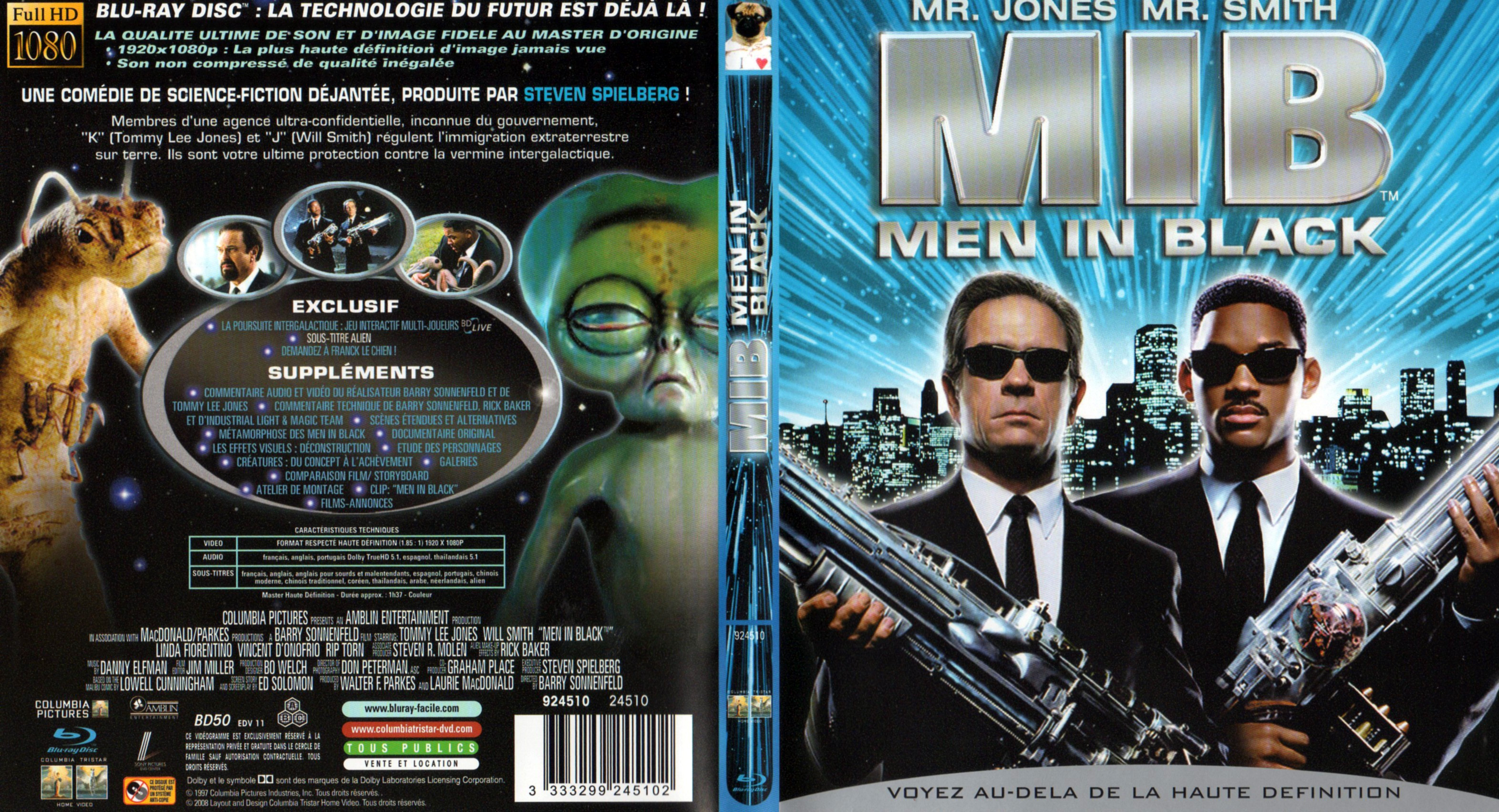 Jaquette DVD Men in black (BLU-RAY)
