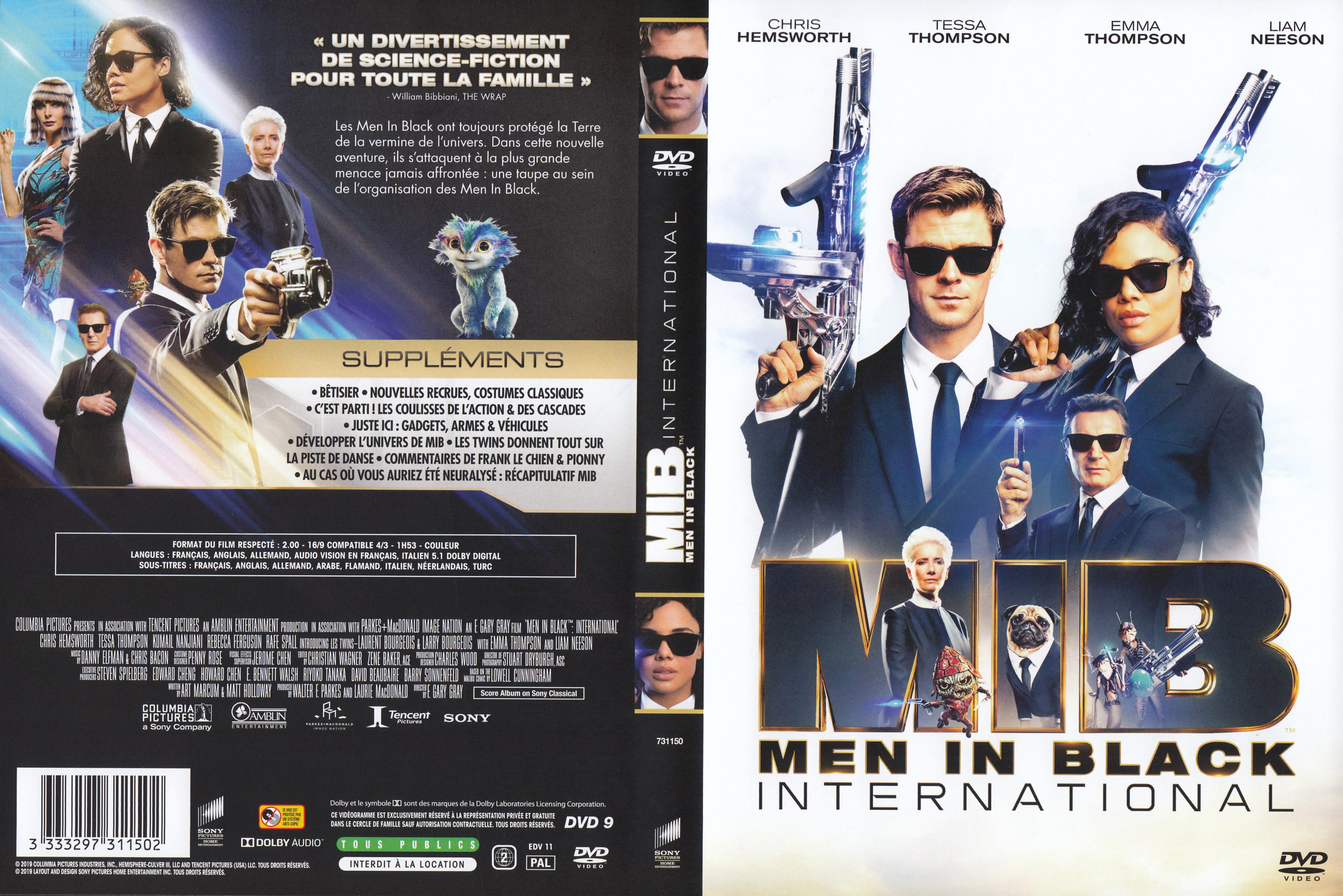 Jaquette DVD Men in black international