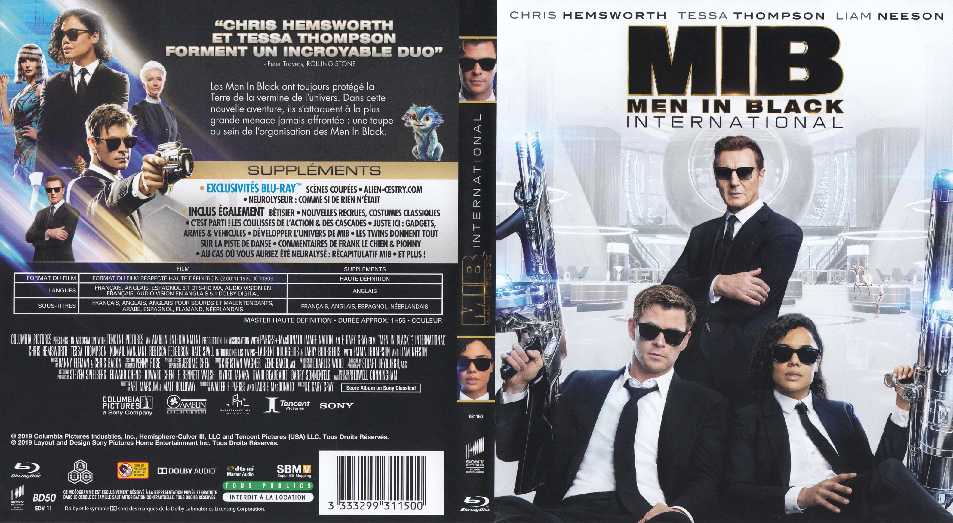 Jaquette DVD Men in black international (BLU-RAY)