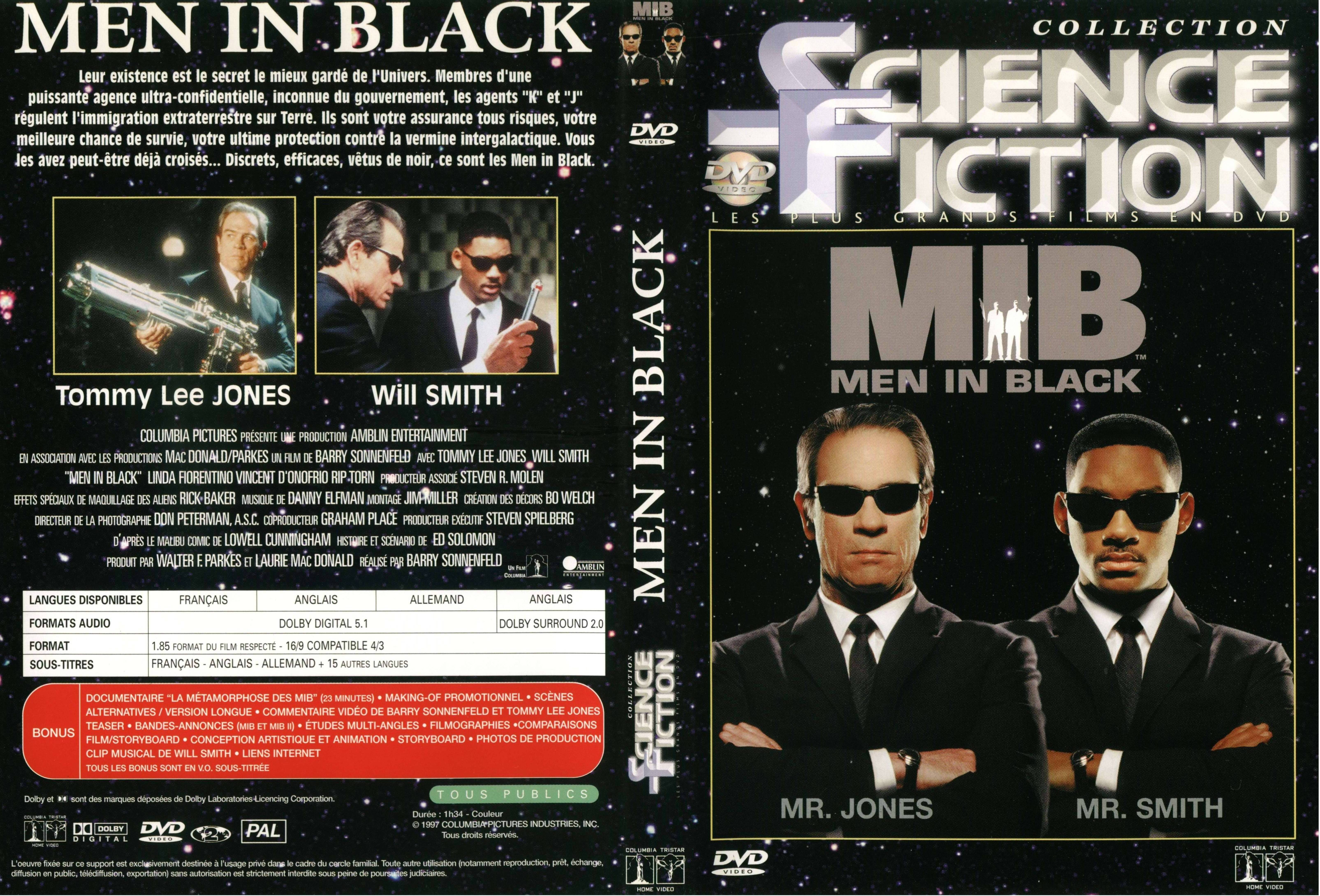 Jaquette DVD Men in black v3