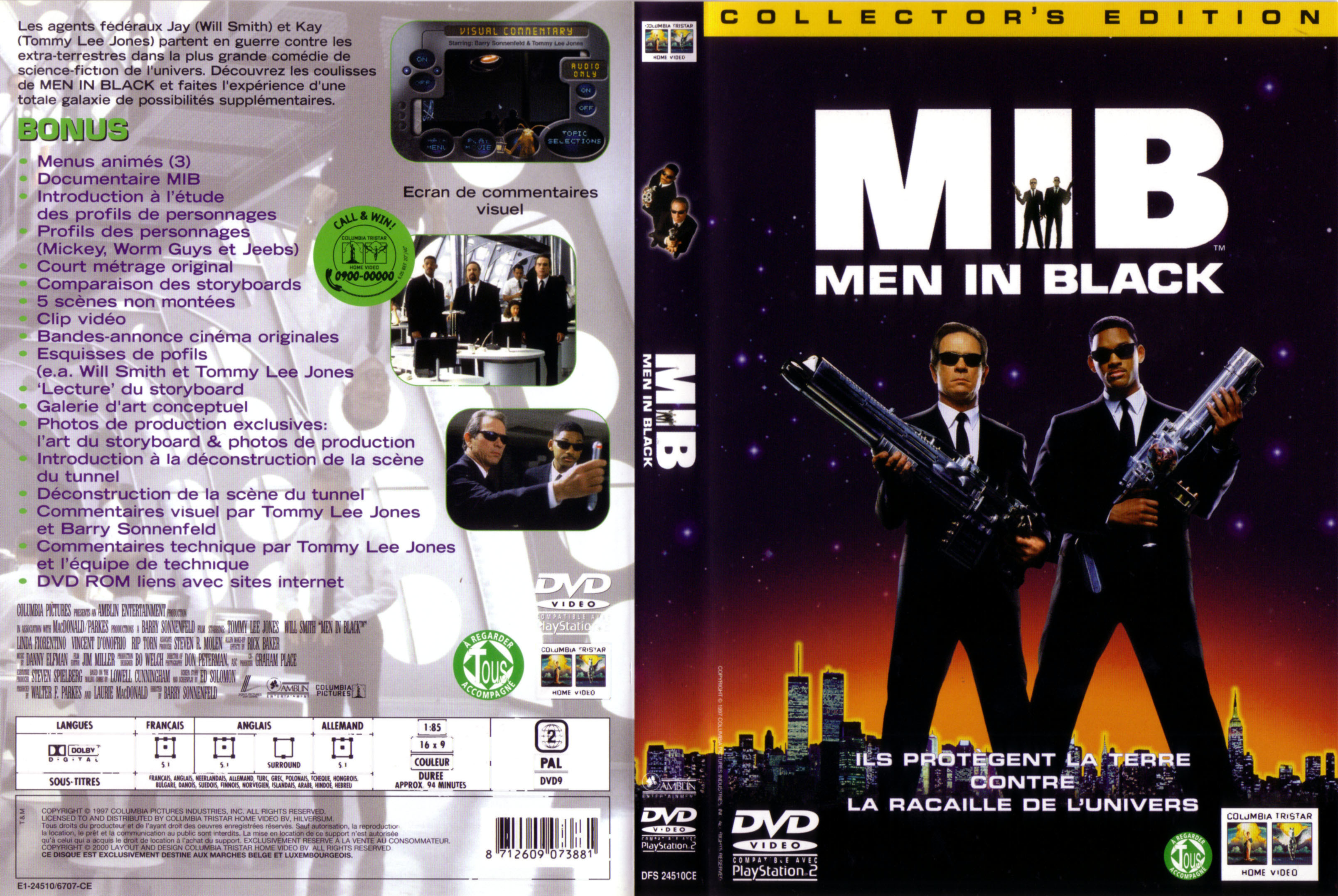 Jaquette DVD Men in black v4