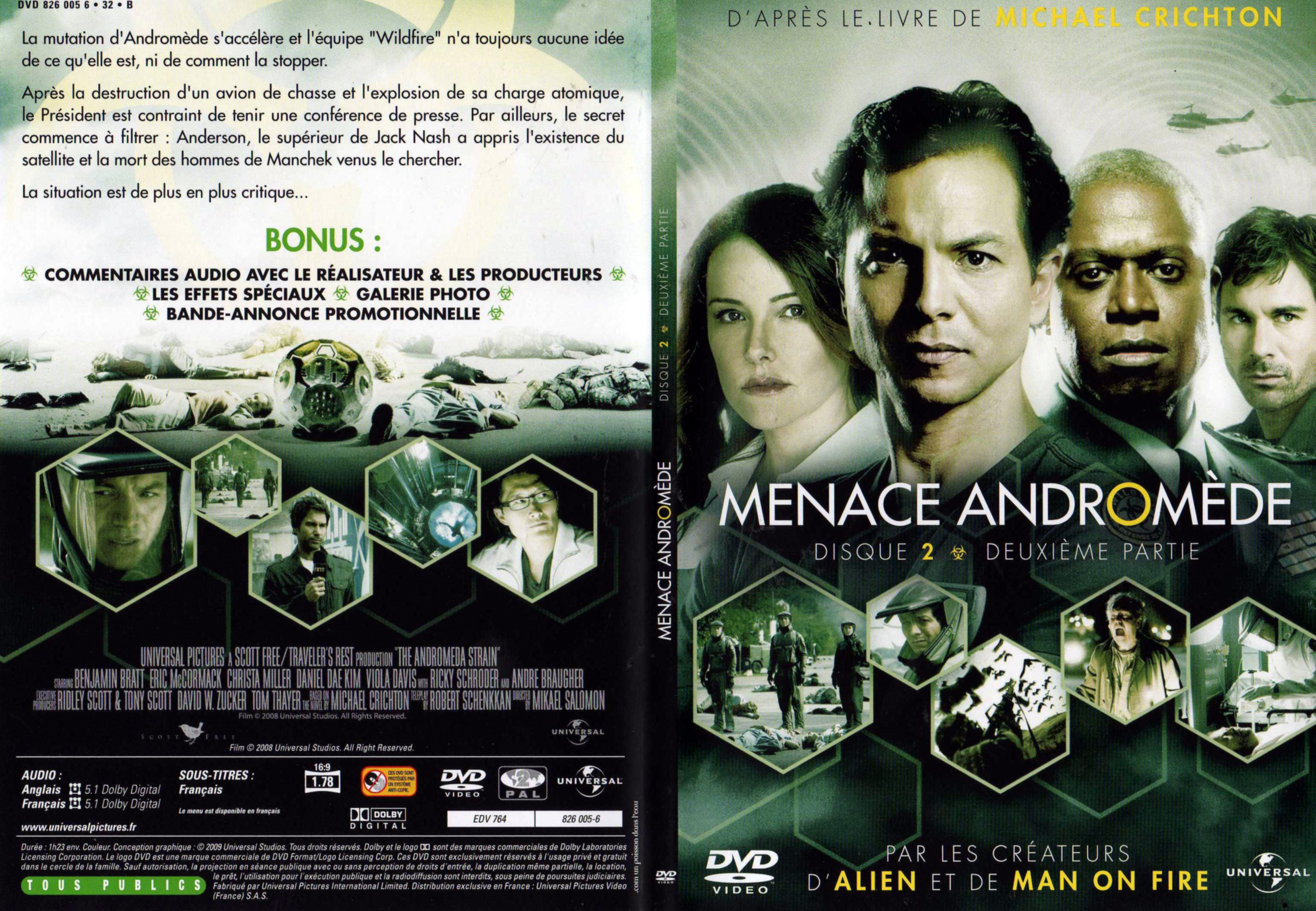 Jaquette DVD Menace Andromde - Partie 2