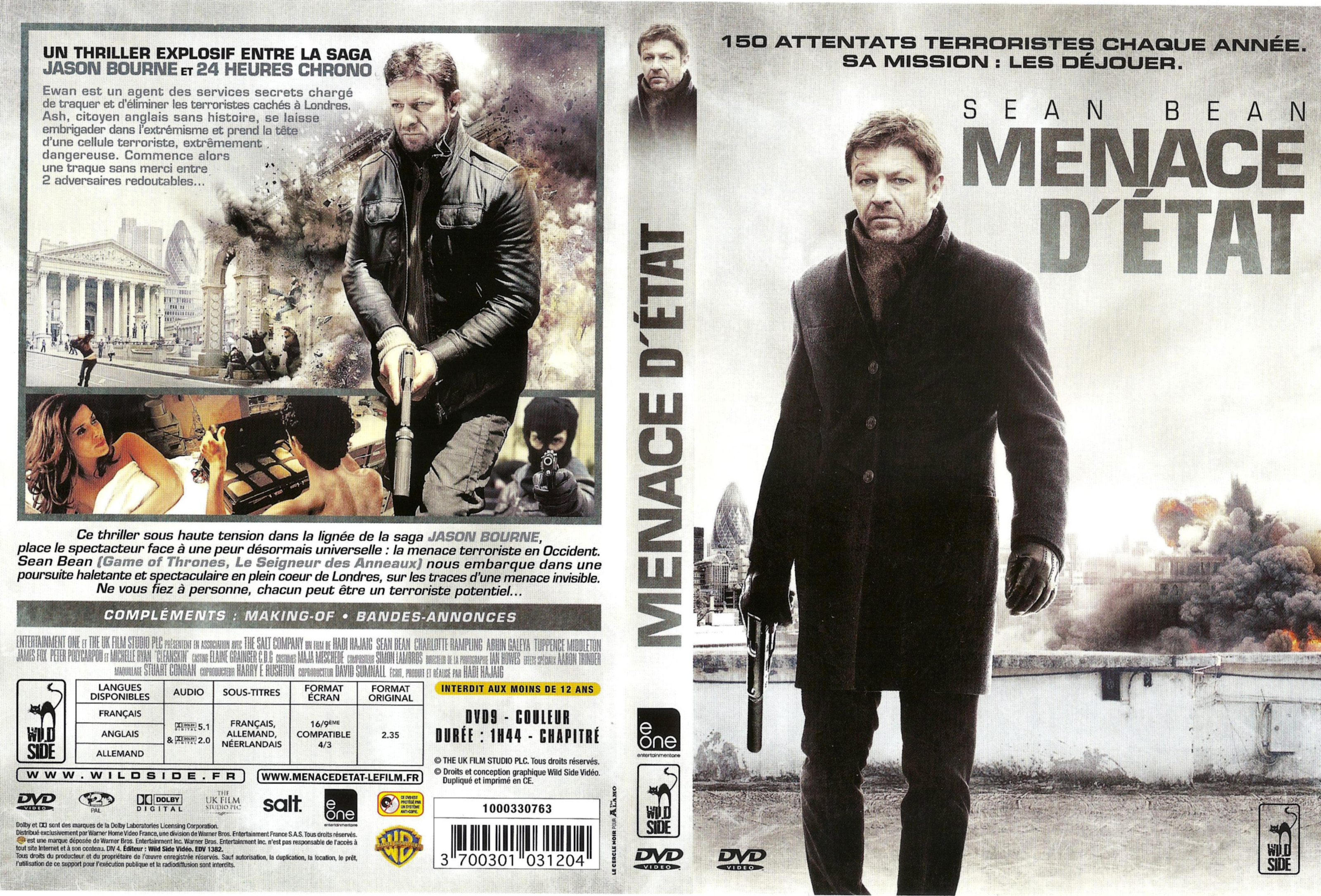 Jaquette DVD Menace d