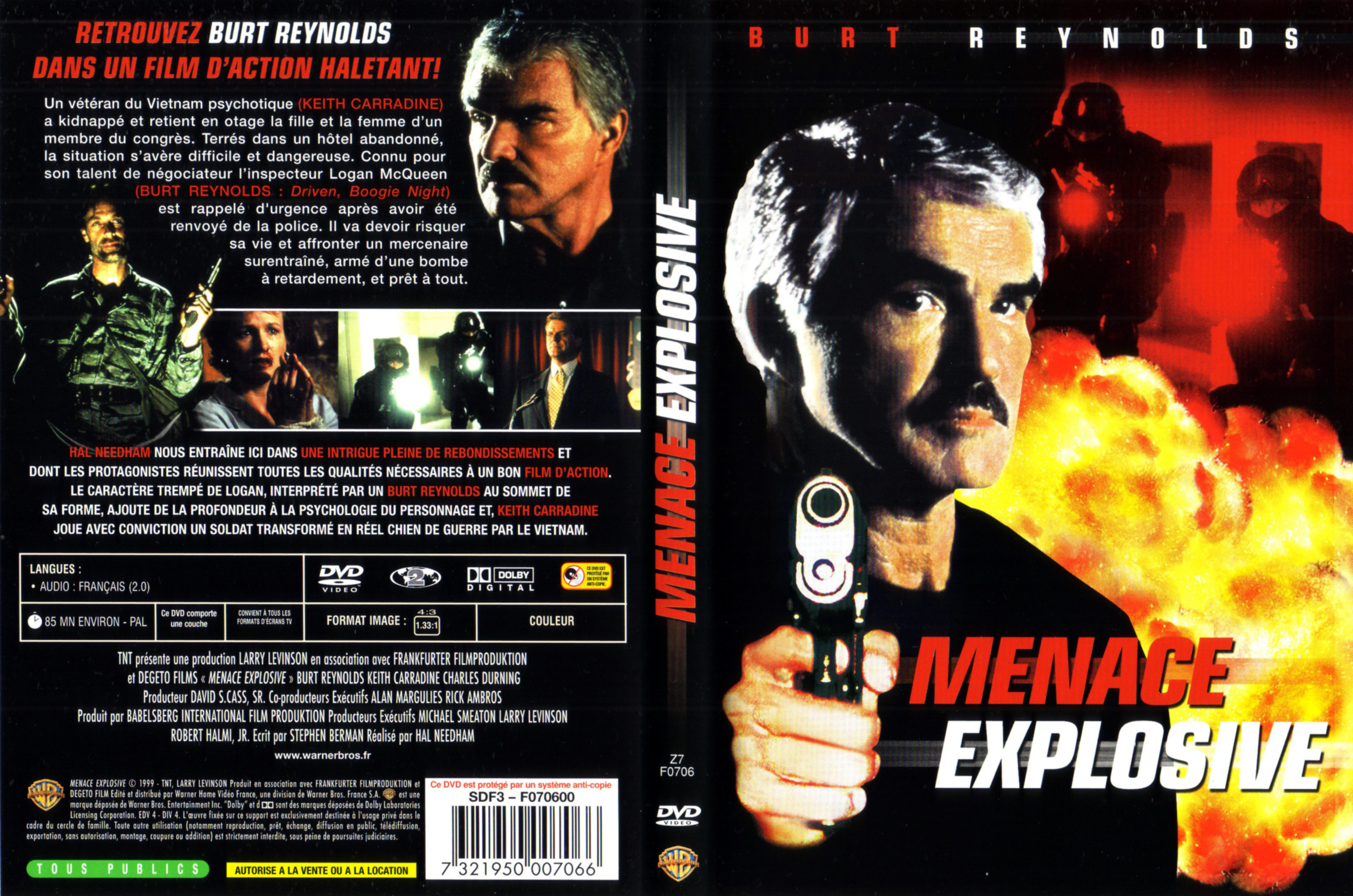 Jaquette DVD Menace explosive