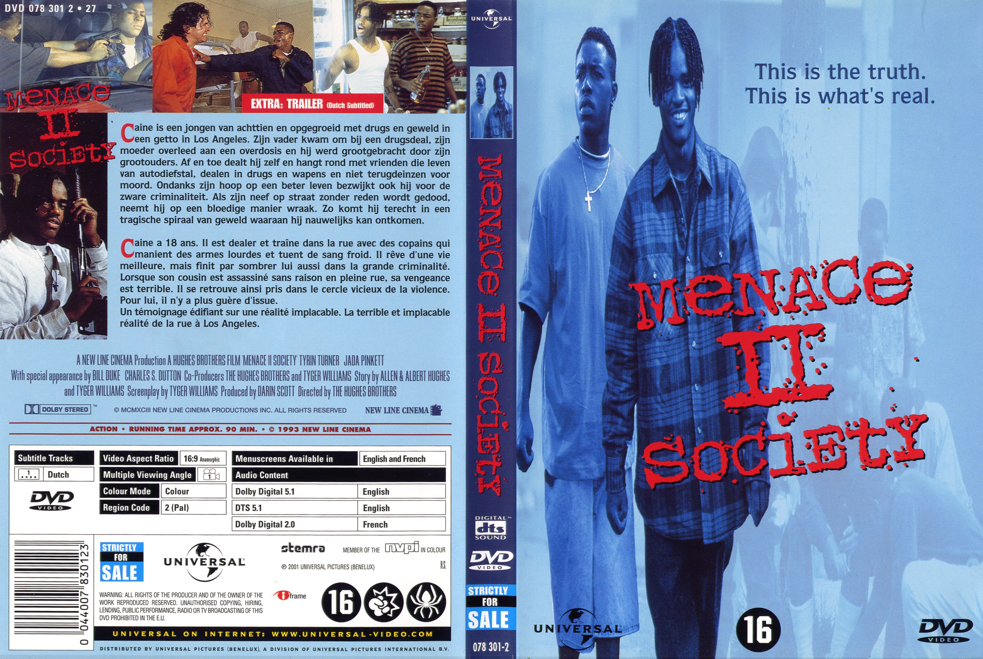 Jaquette DVD Menace ii society