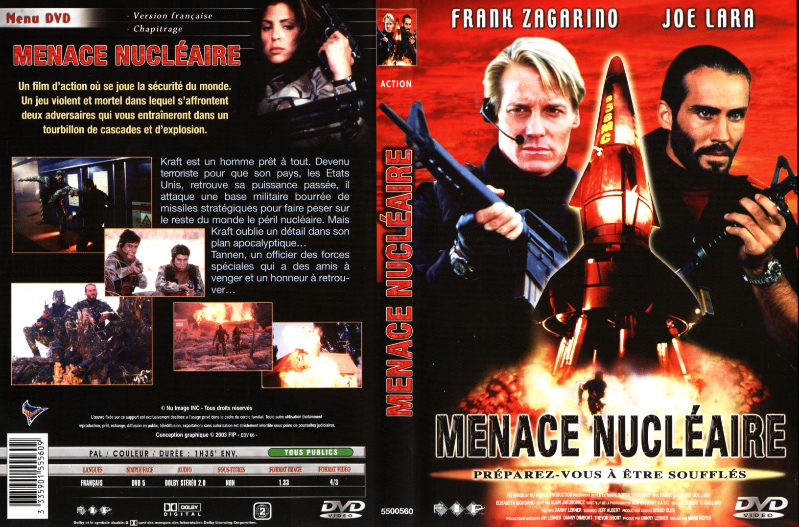 Jaquette DVD Menace nuclaire