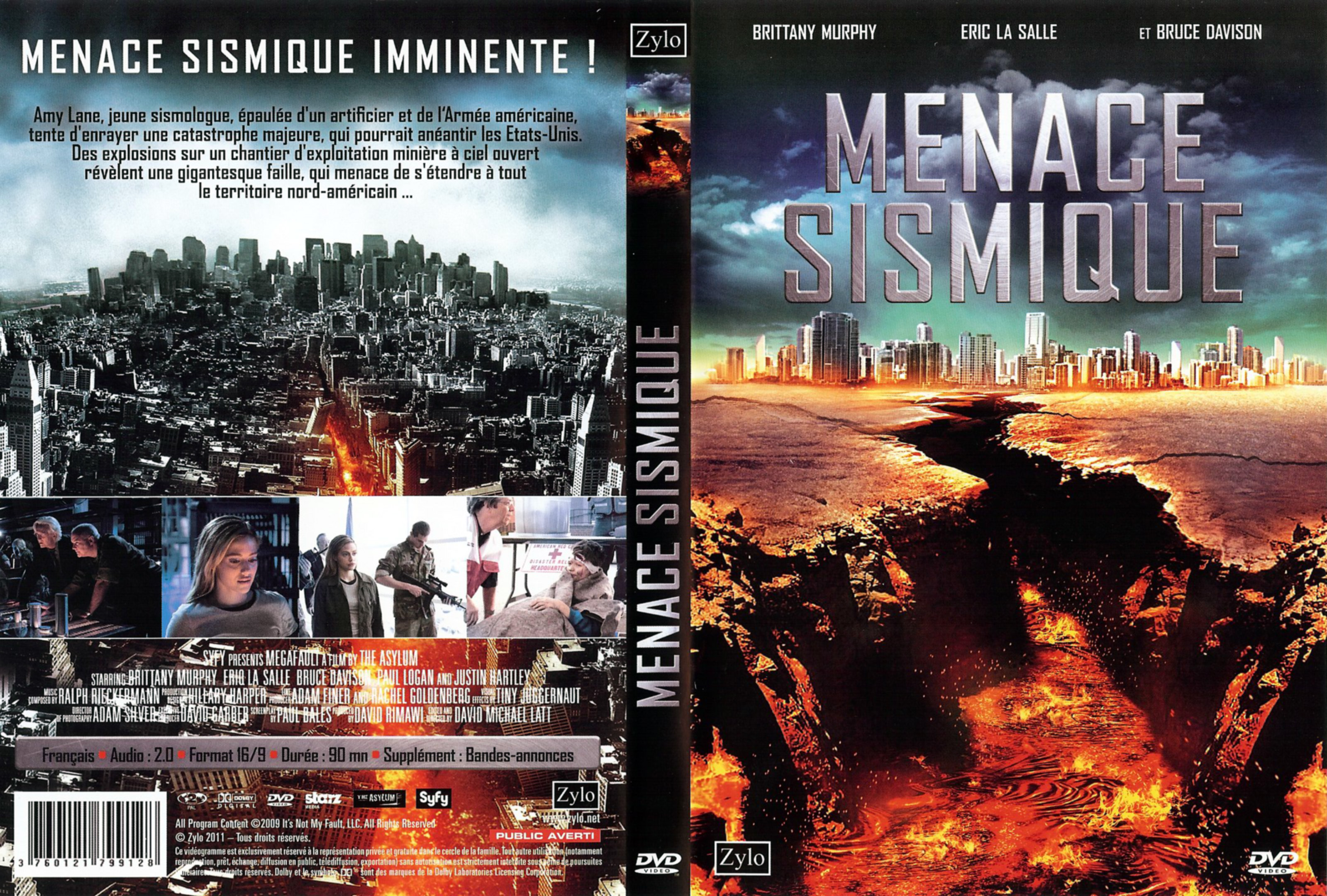 Jaquette DVD Menace sismique
