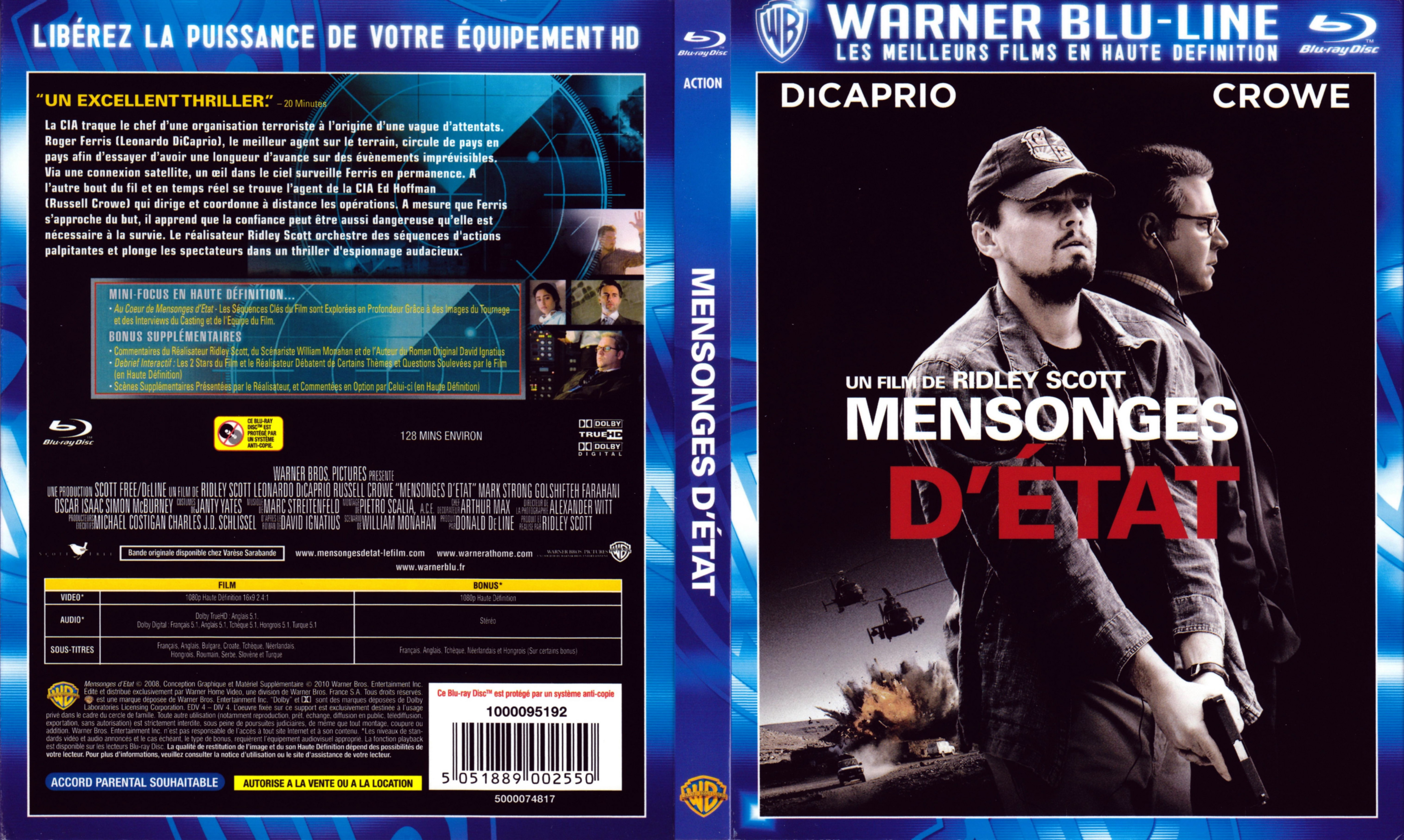 Jaquette DVD Mensonges d