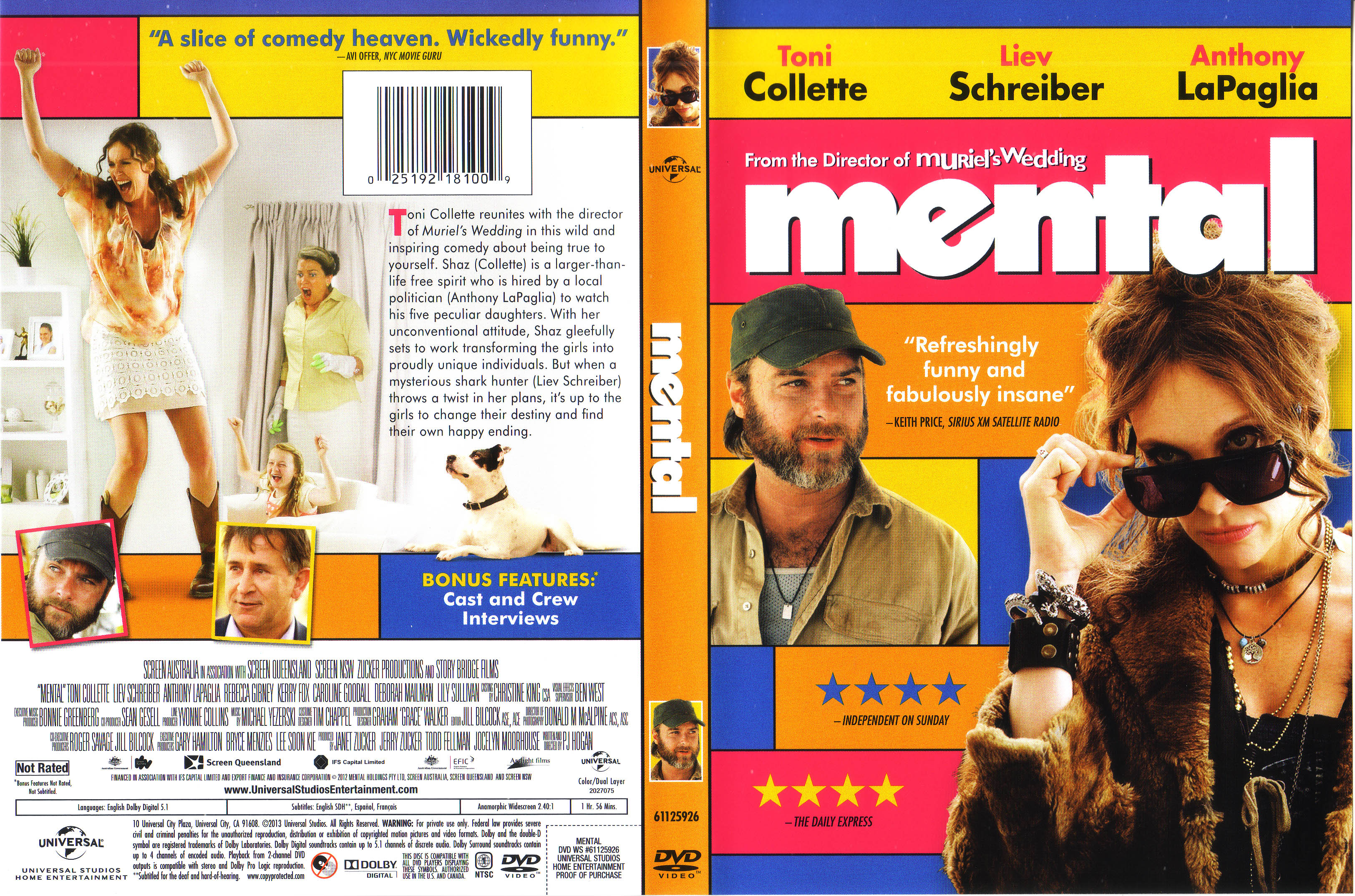 Jaquette DVD Mental Zone 1