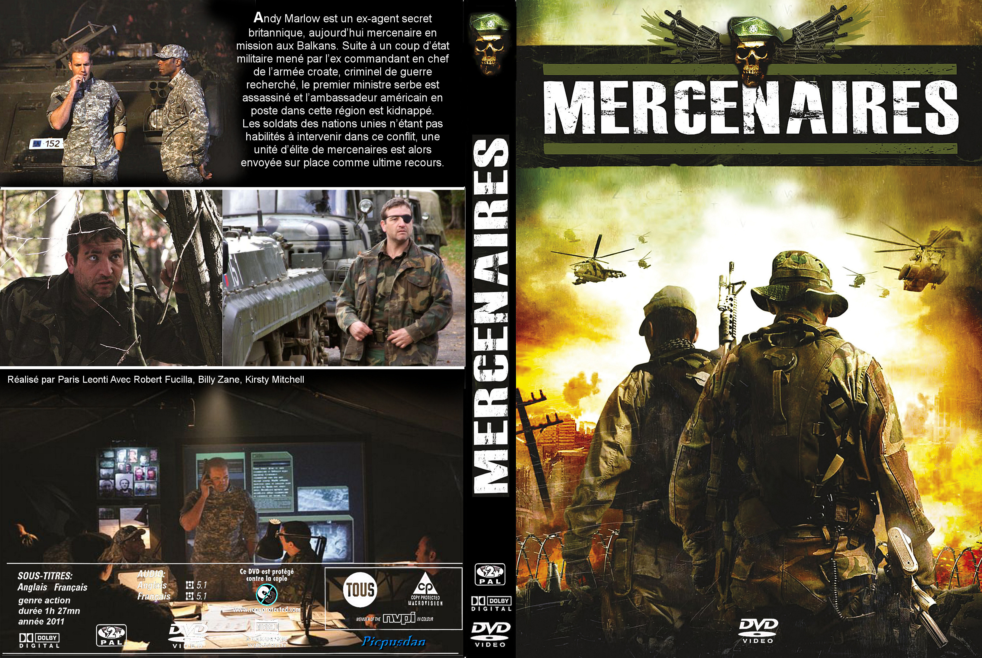 Jaquette DVD Mercenaires custom