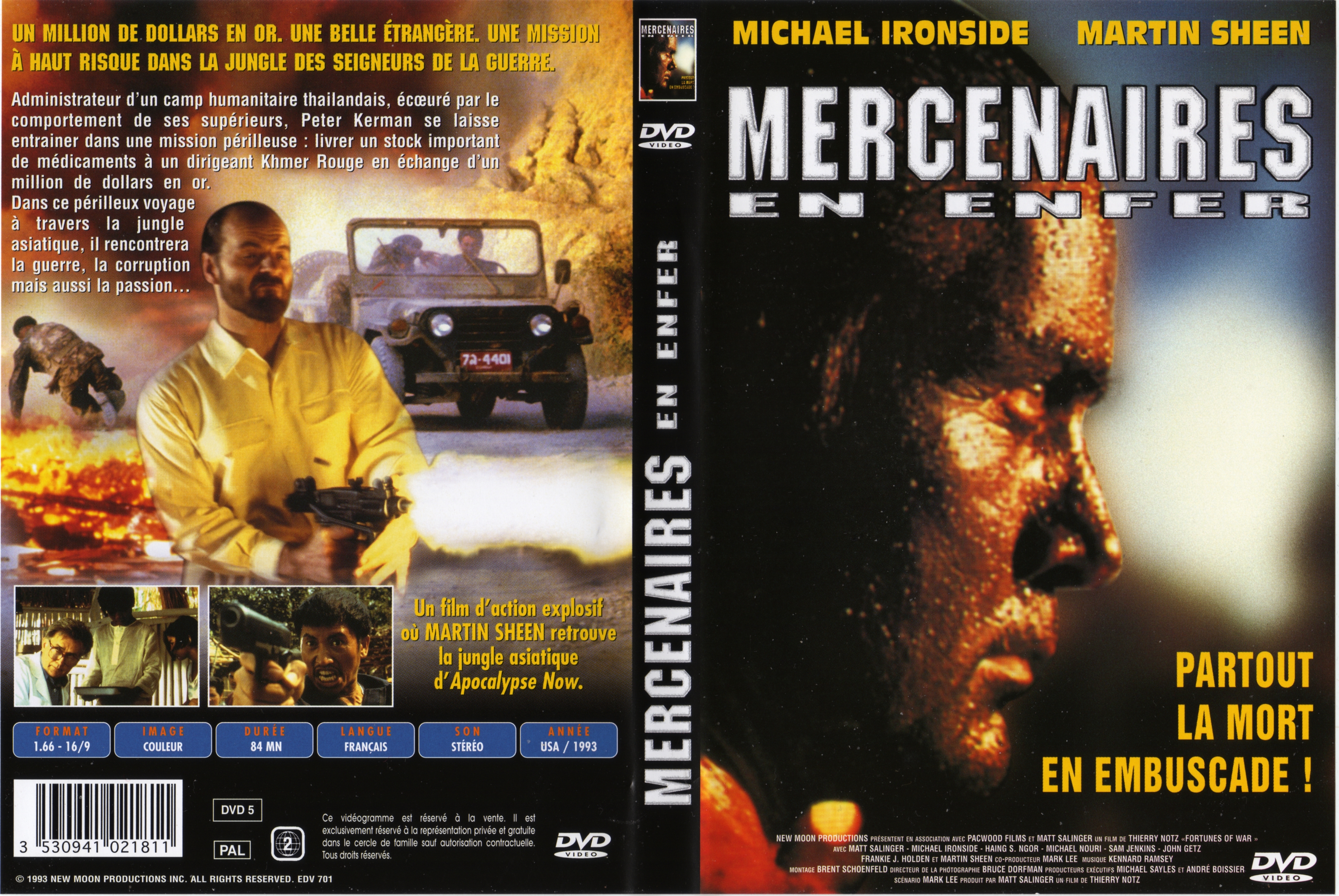 Jaquette DVD Mercenaires en enfer