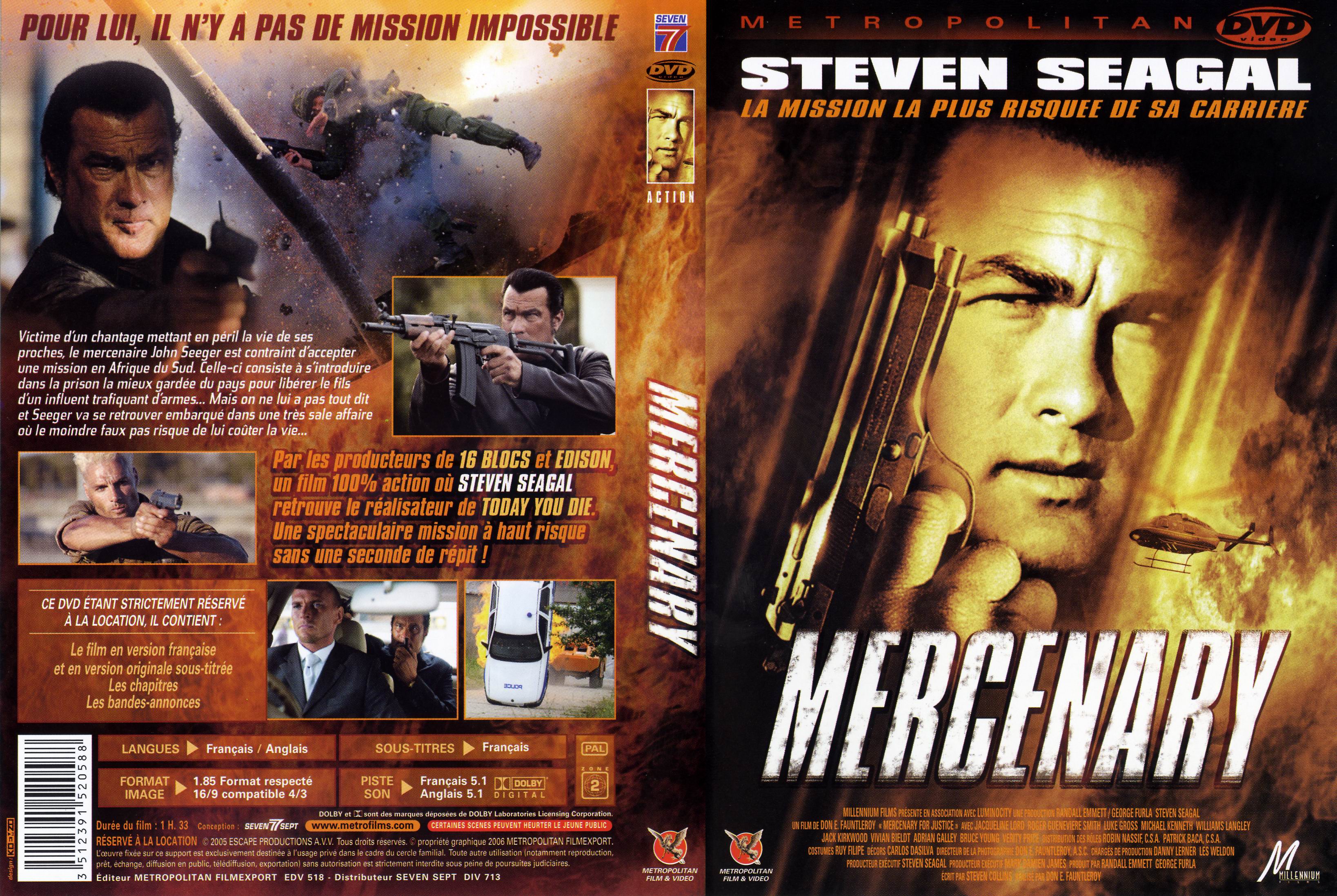 Jaquette DVD Mercenary