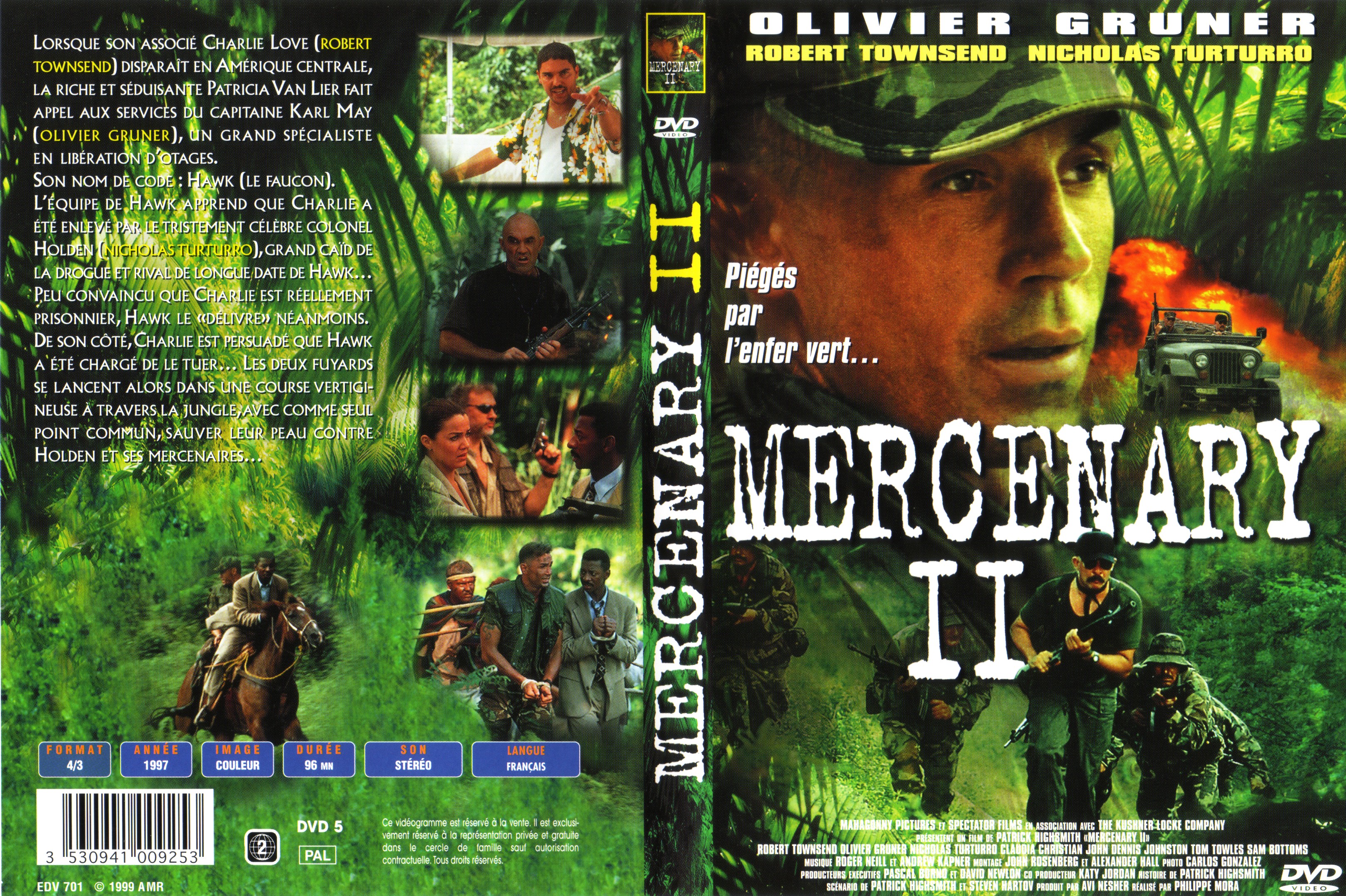 Jaquette DVD Mercenary 2