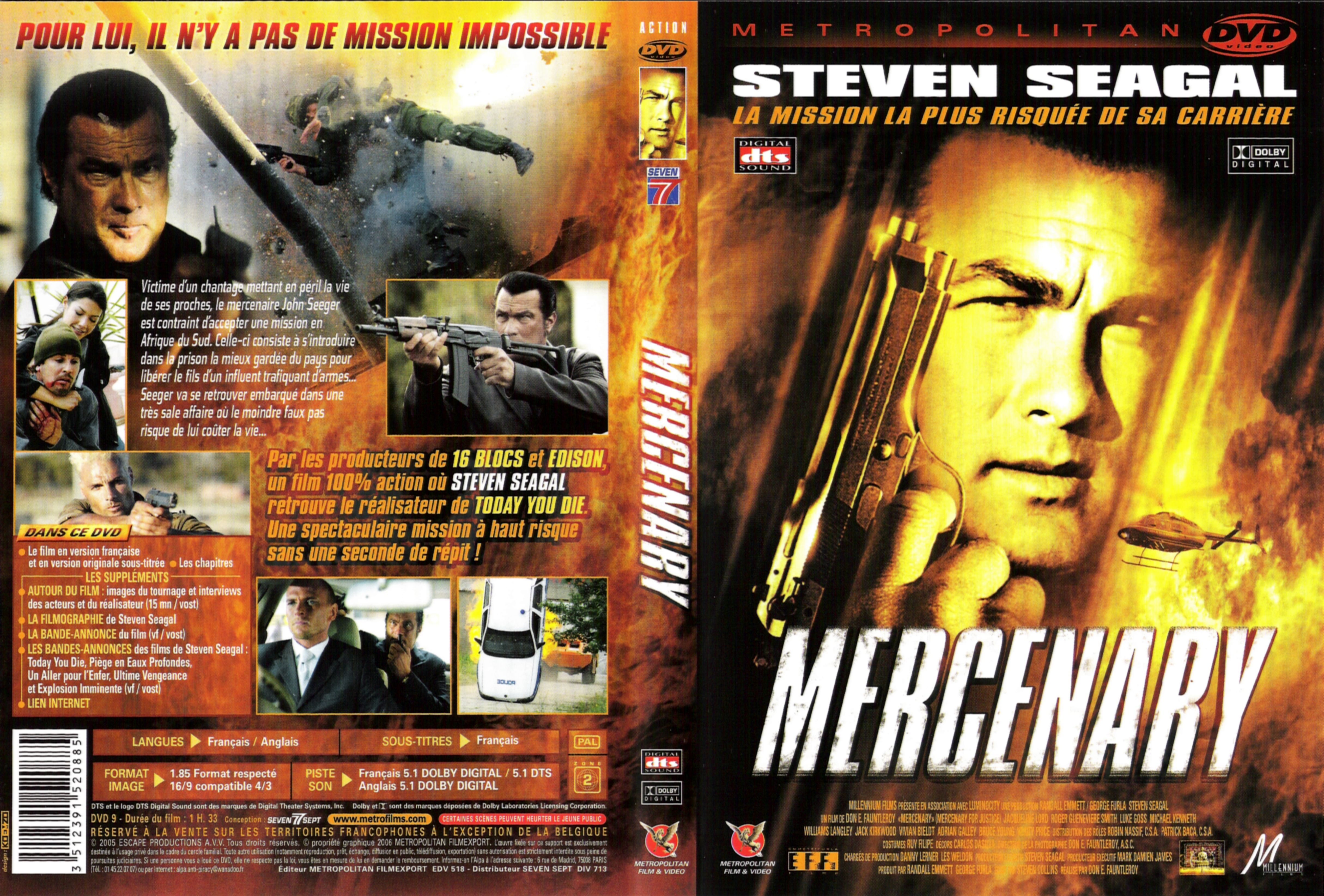 Jaquette DVD Mercenary v2