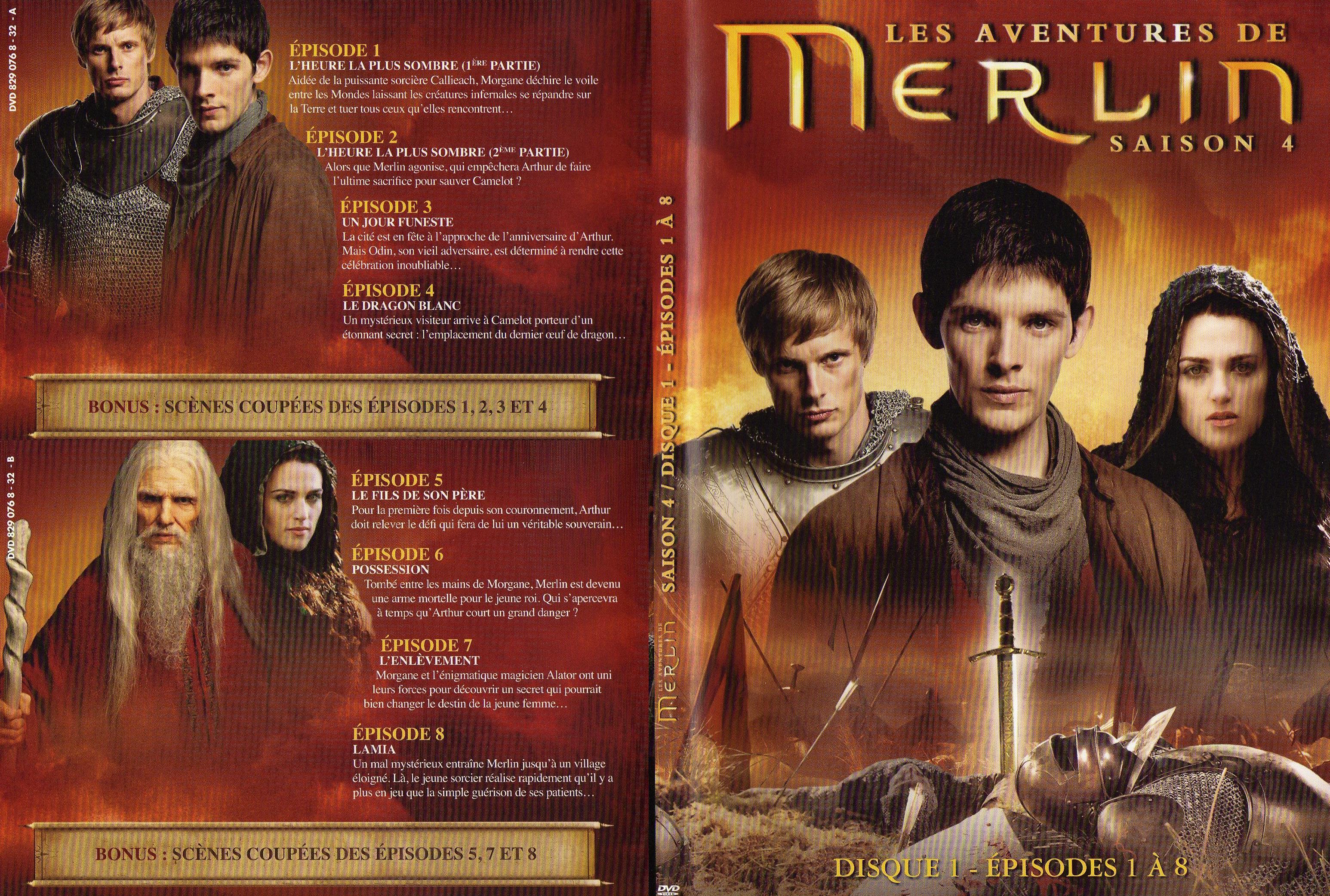 Jaquette DVD Merlin Saison 4 DVD 1