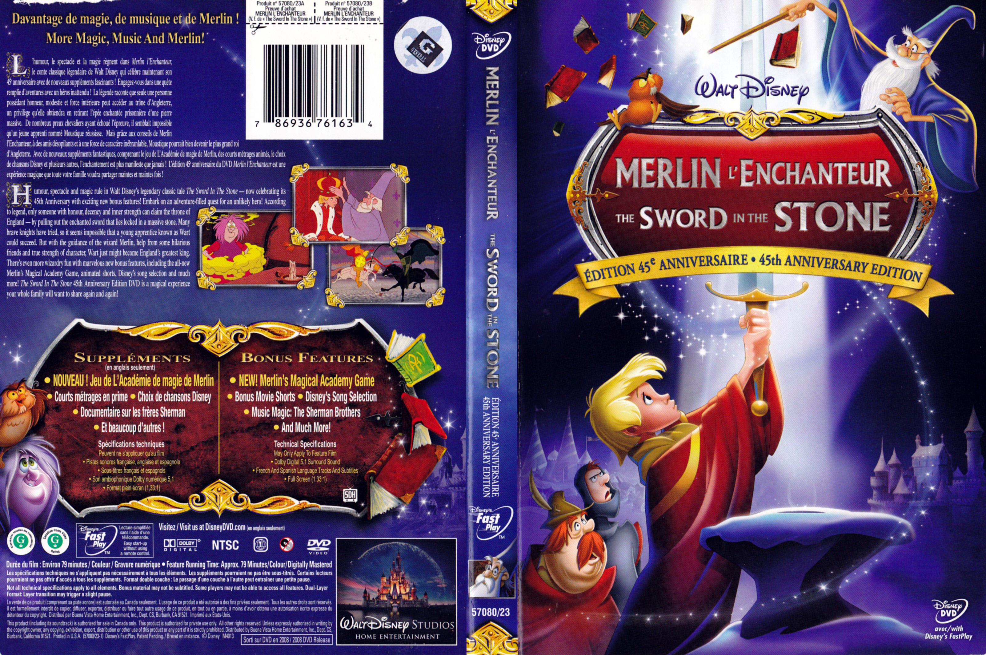 Jaquette DVD Merlin l