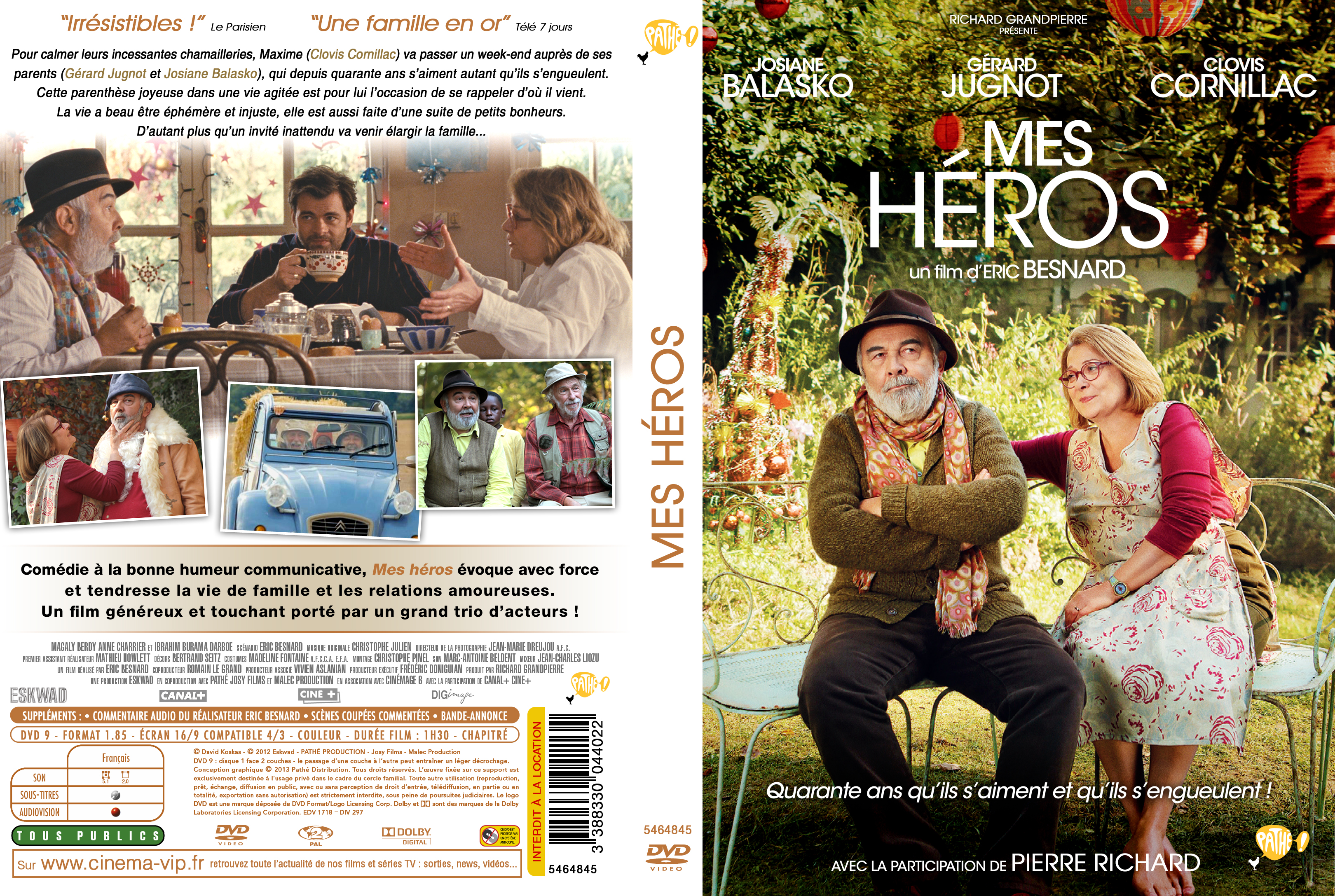 Jaquette DVD Mes Hros custom v2