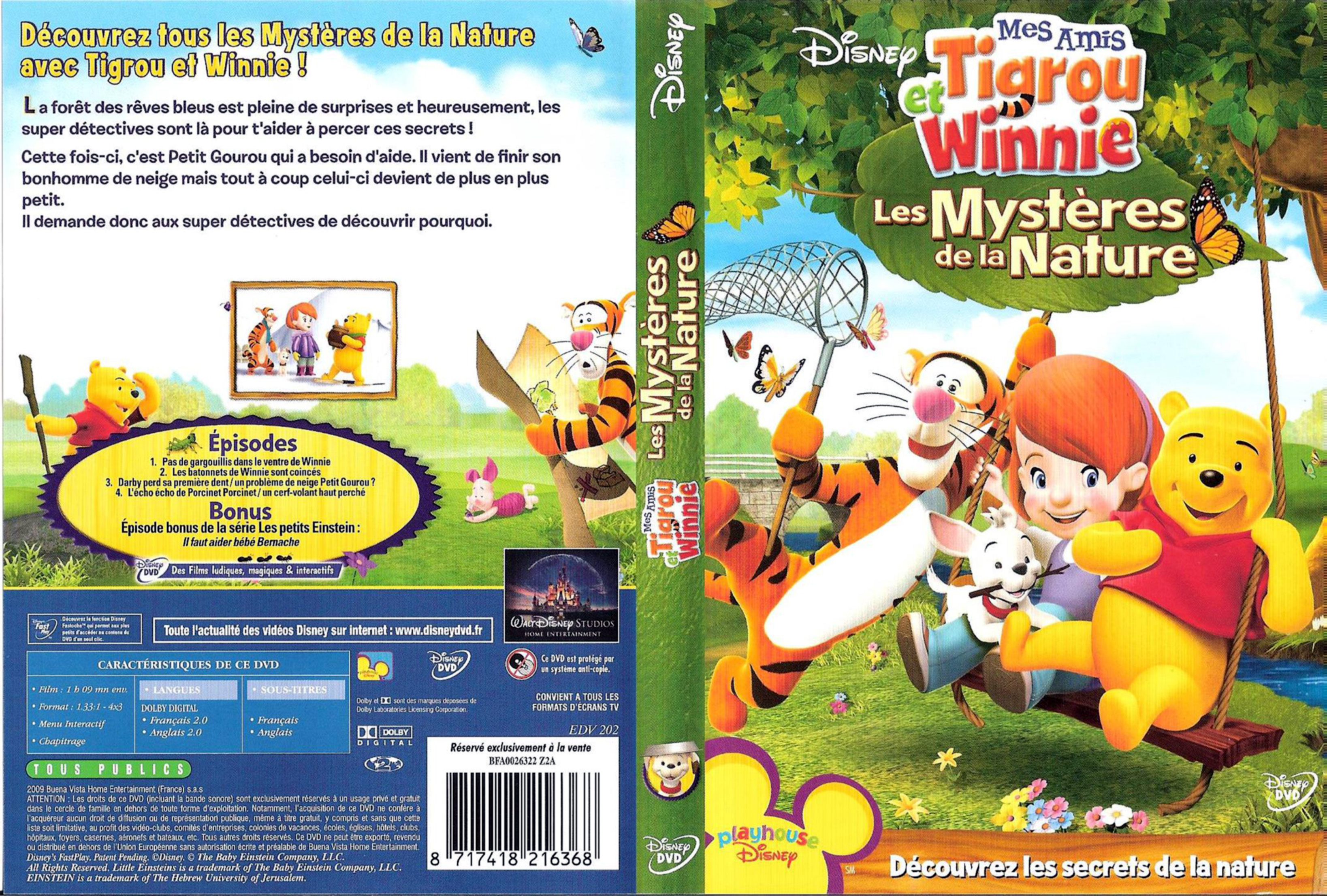 Jaquette DVD Mes amis Tigrou et Winnie - Les mystres de la nature