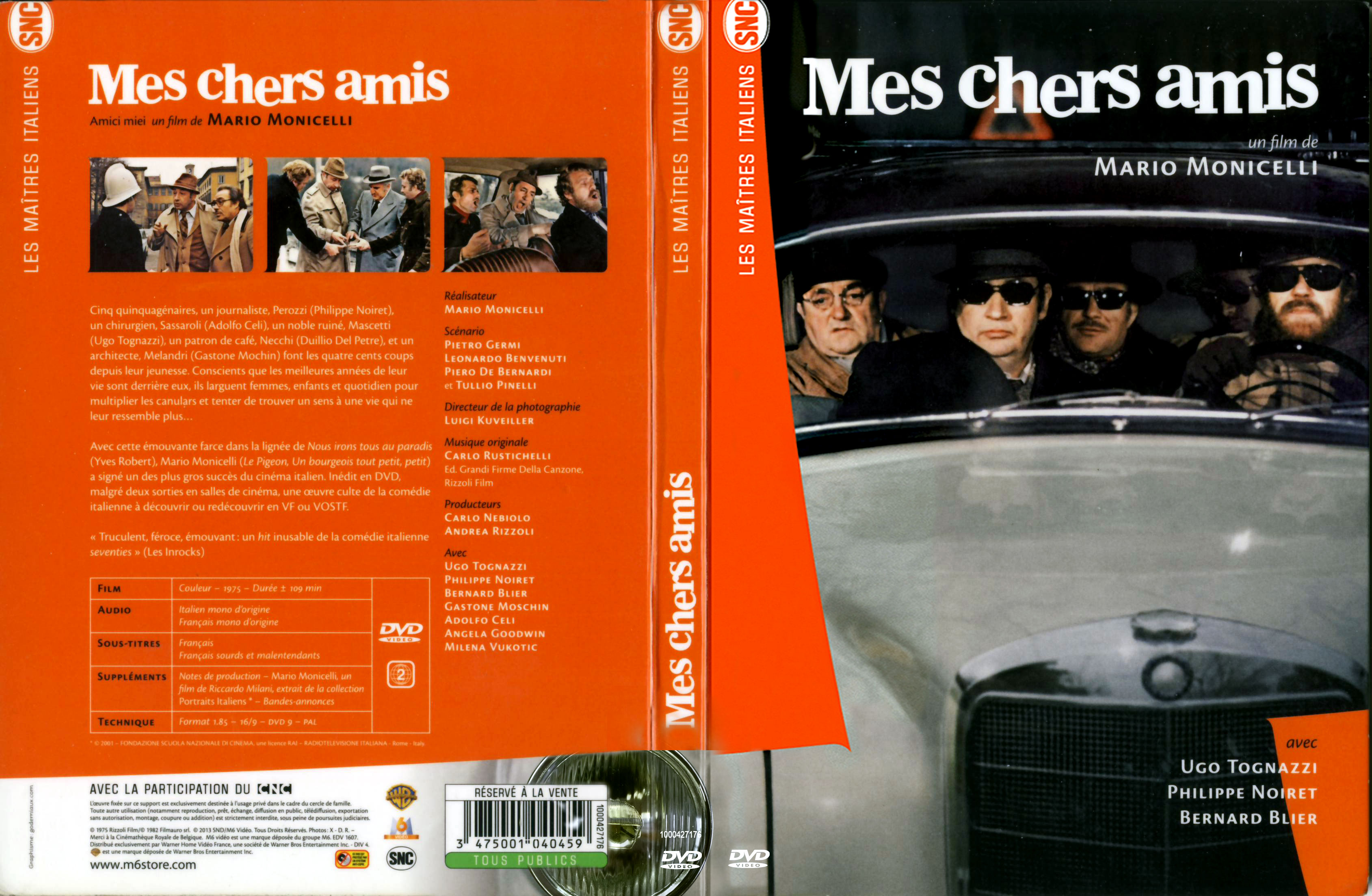 Jaquette DVD Mes chers amis