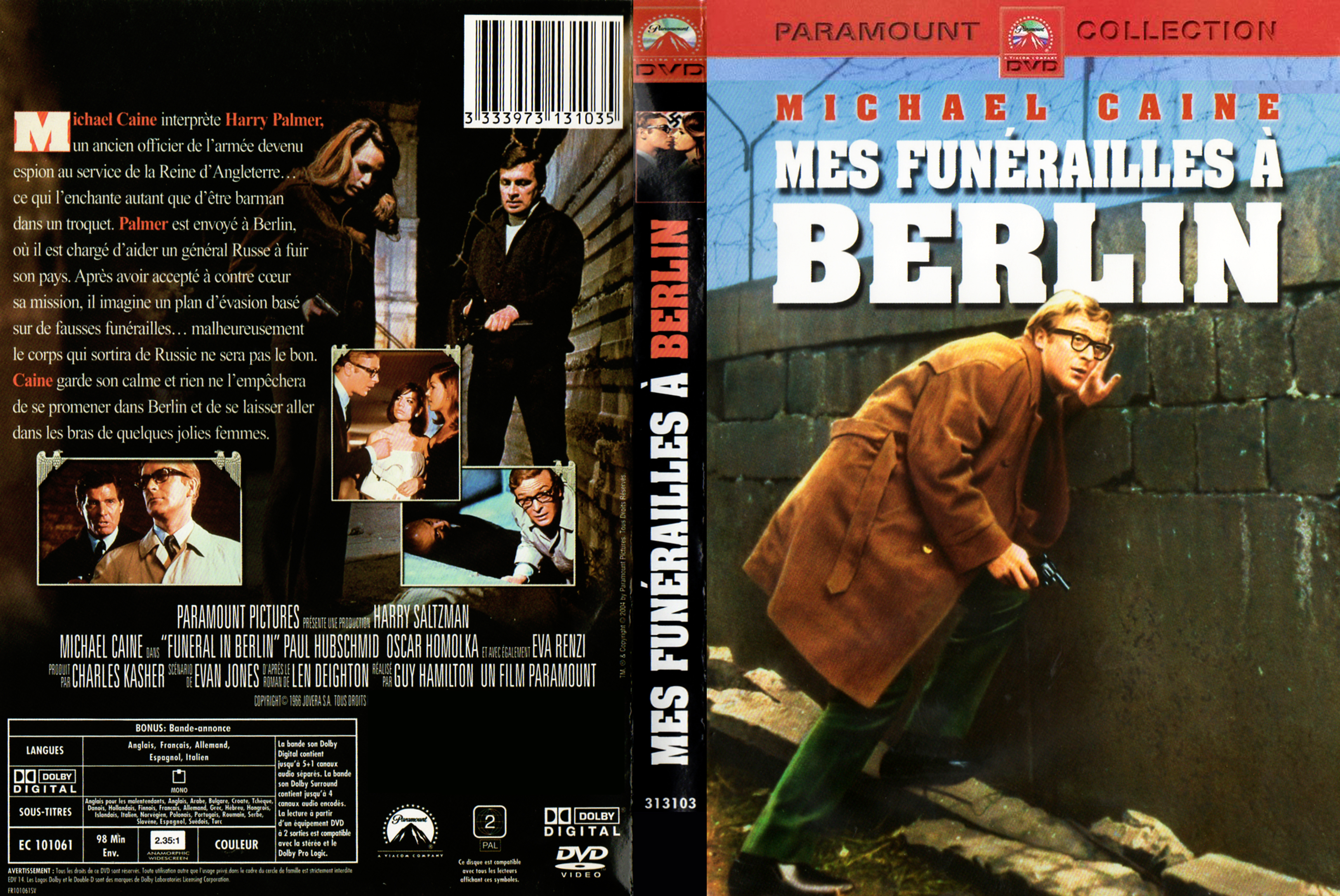 Jaquette DVD Mes funerailles  Berlin