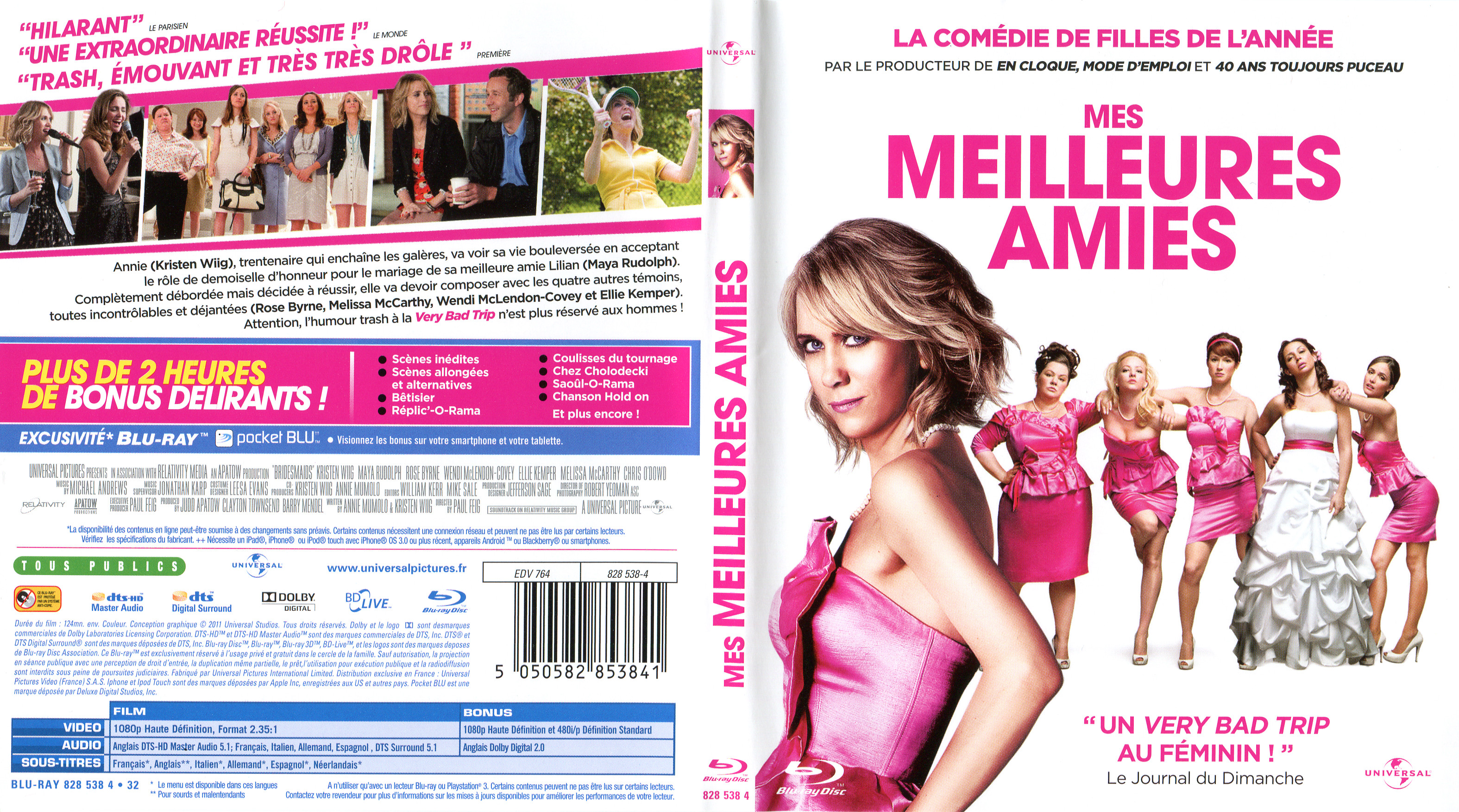 Jaquette DVD Mes meilleures amies (BLU-RAY) v2