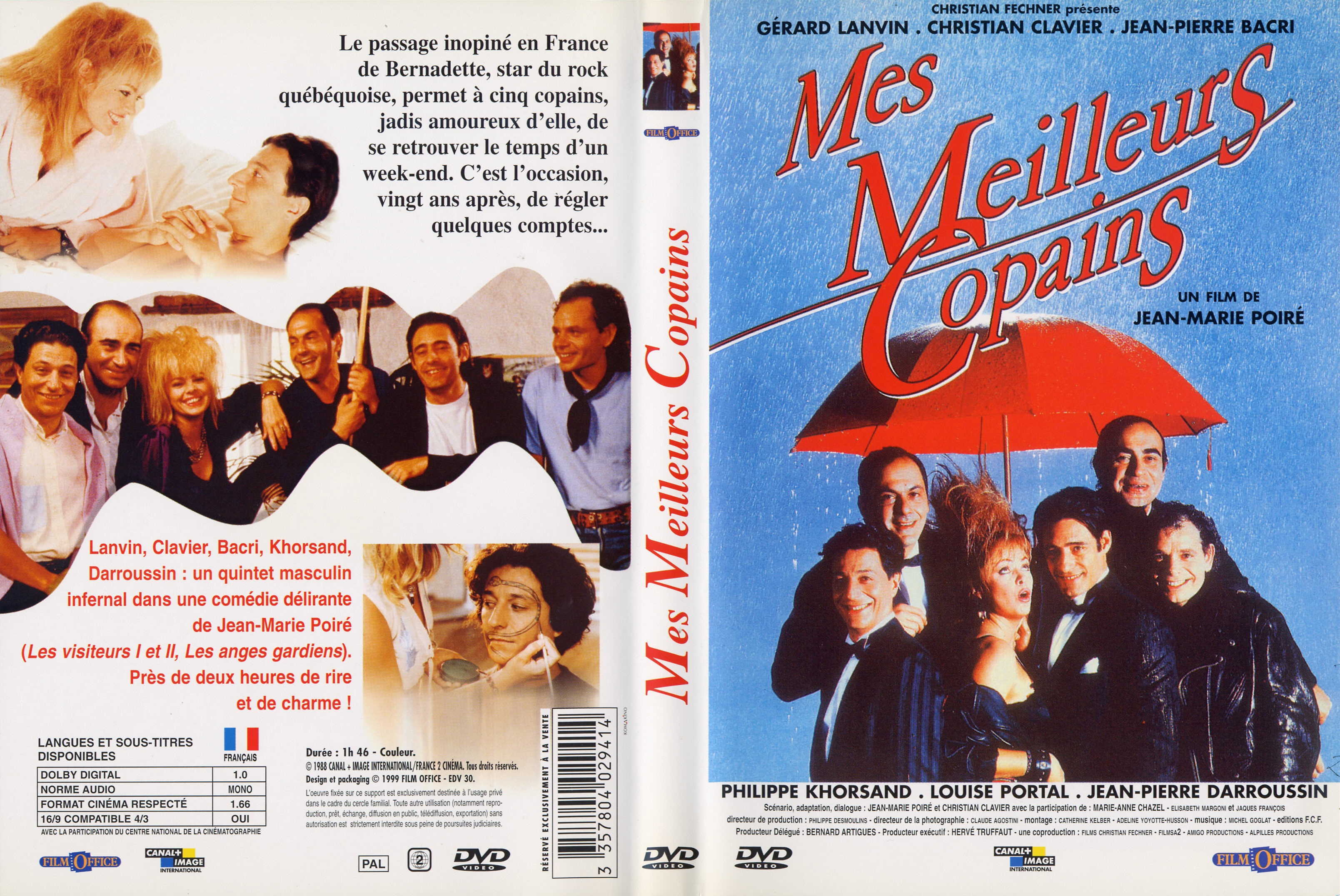 Jaquette DVD Mes meilleurs copains