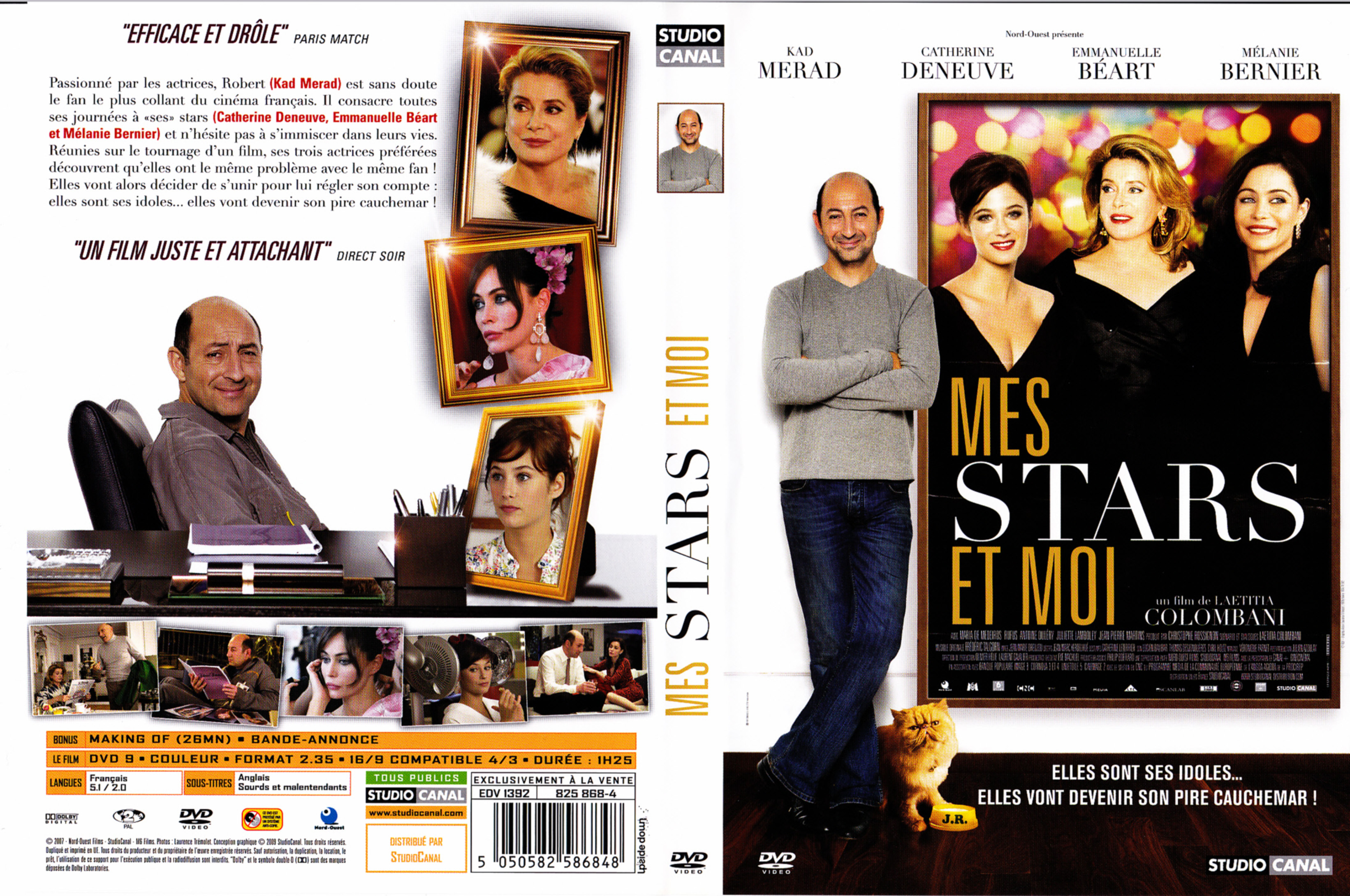 Jaquette DVD Mes stars et moi