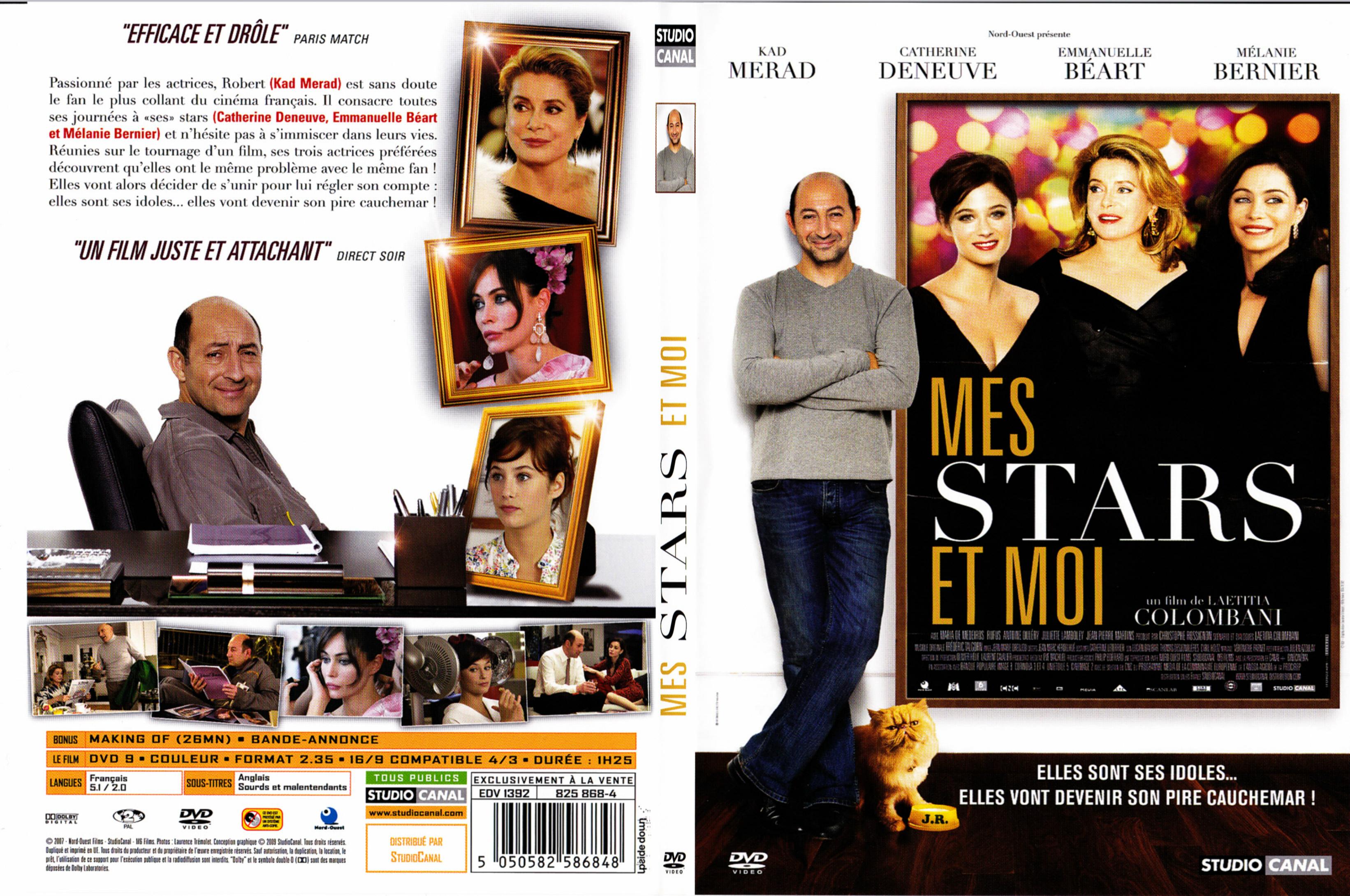 Jaquette DVD Mes stars et moi - SLIM