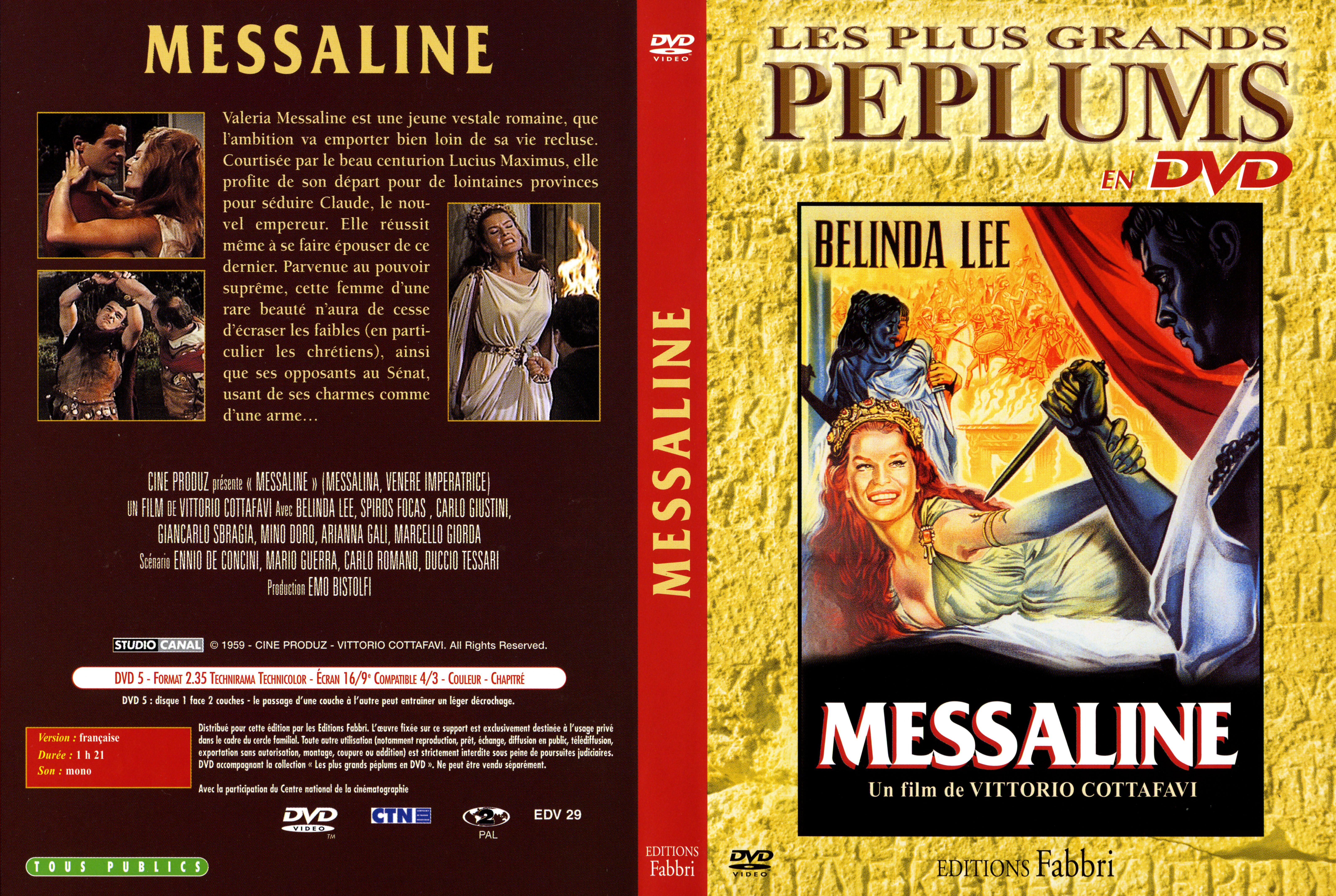 Jaquette DVD Messaline