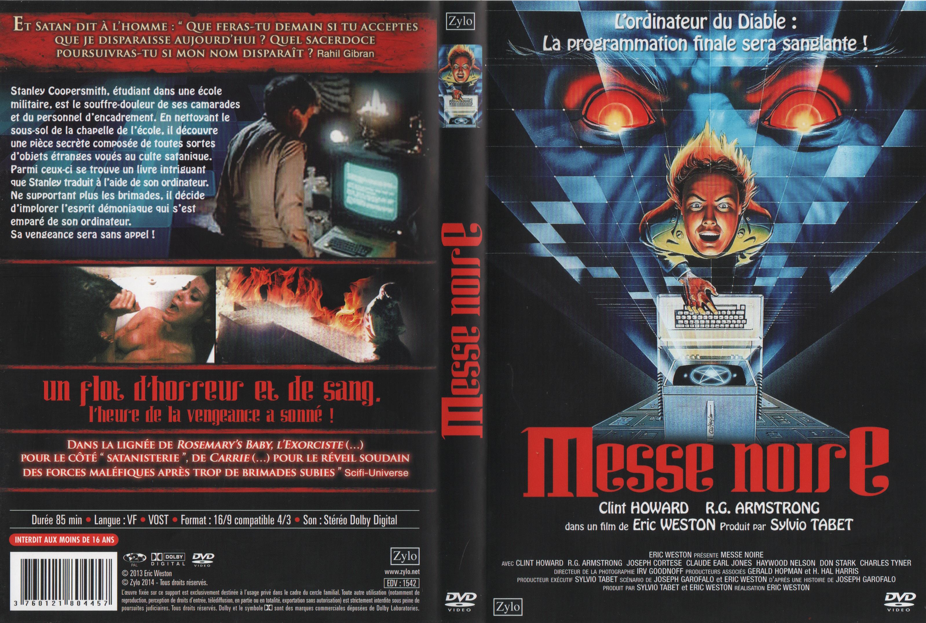 Jaquette DVD Messe noire