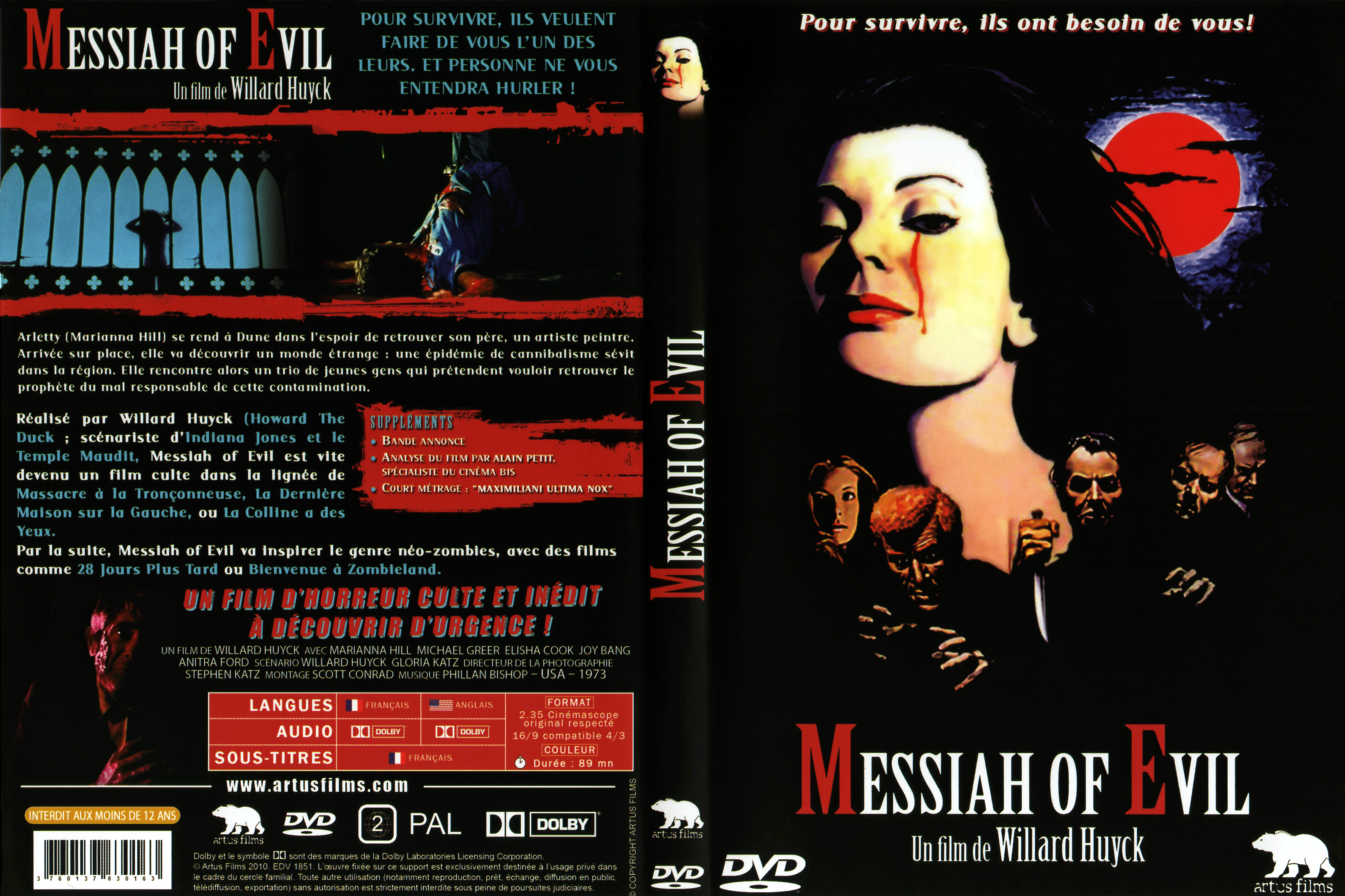 Jaquette DVD Messiah of evil