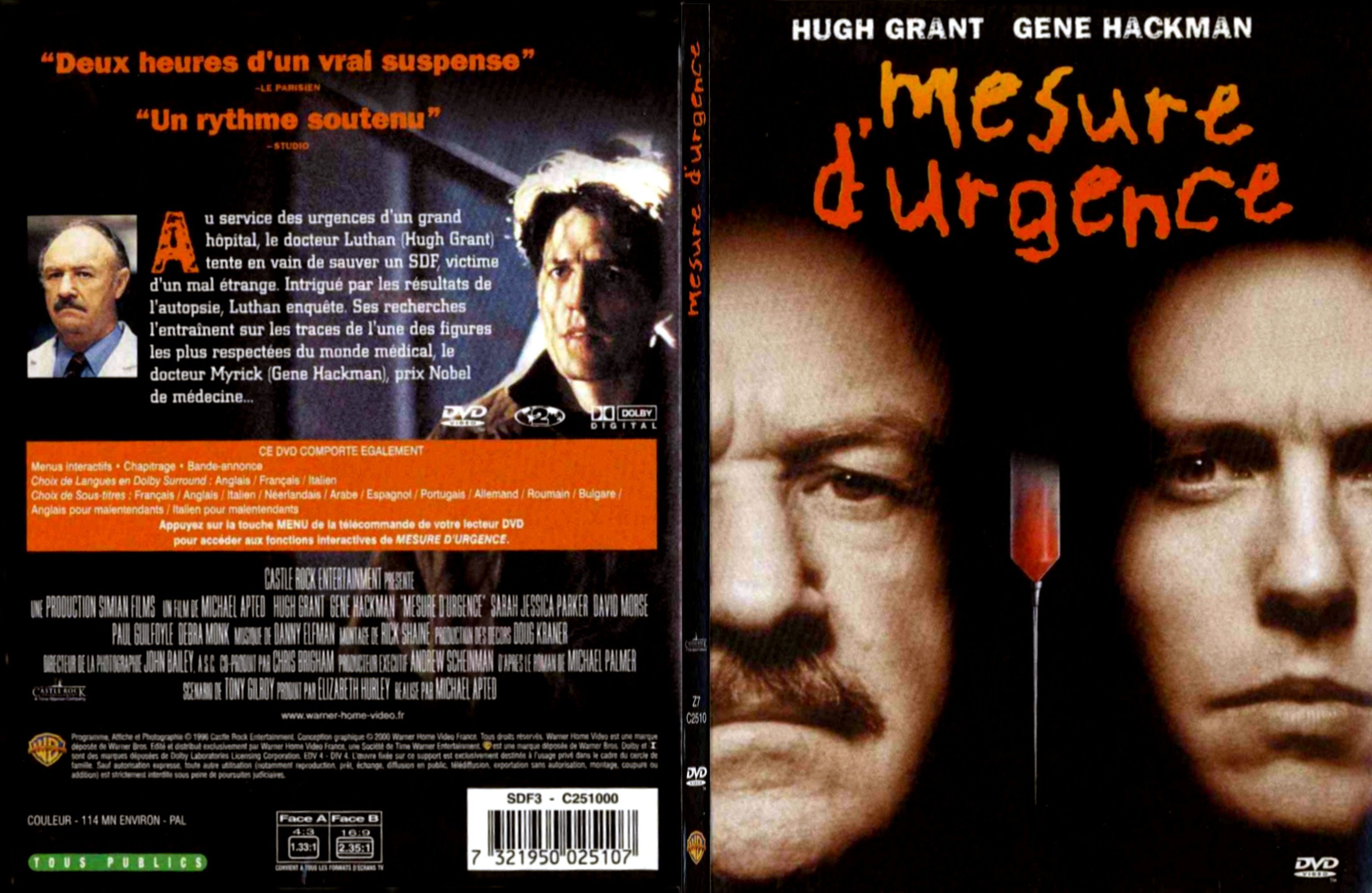 Jaquette DVD Mesure d