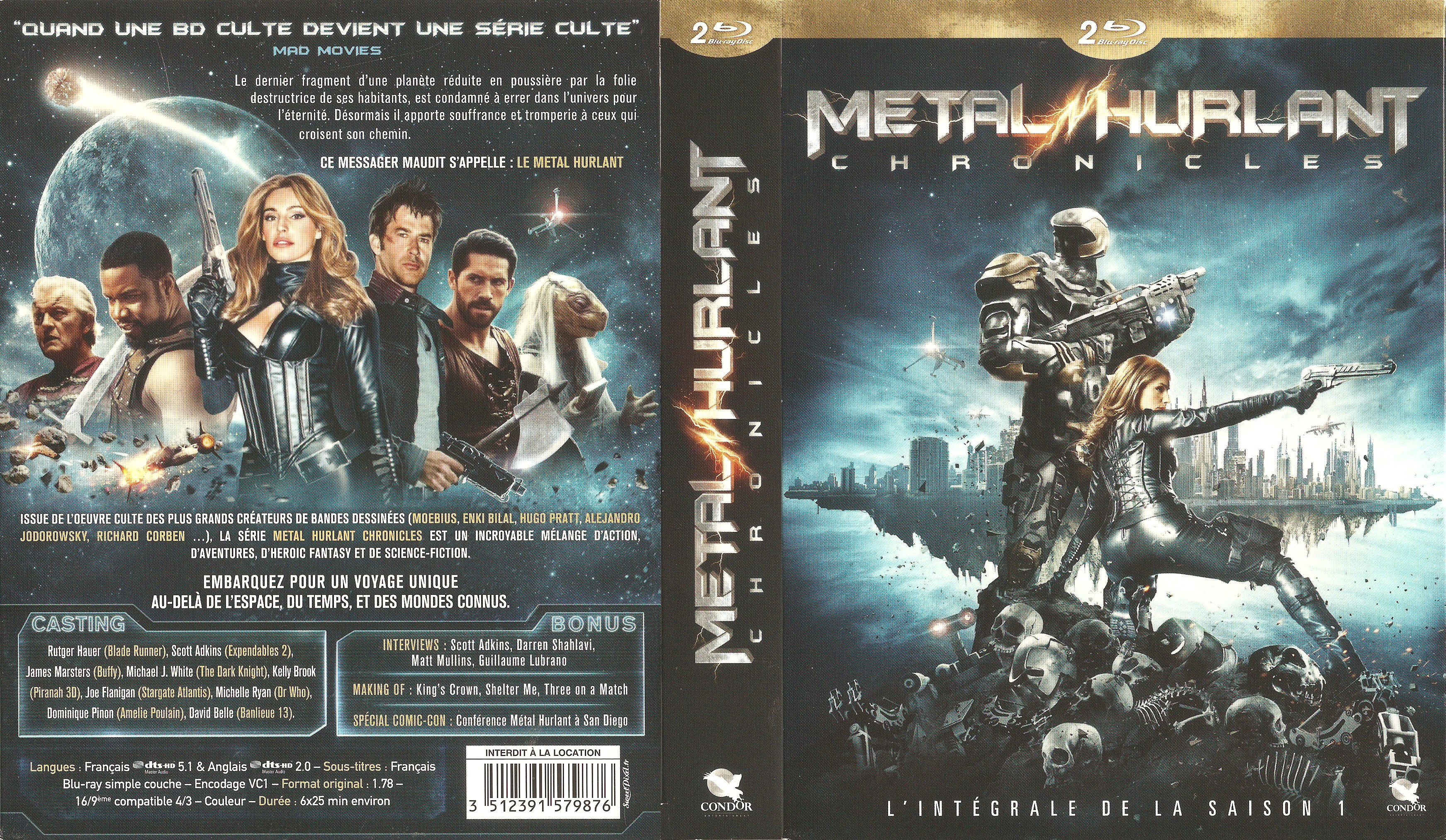 Jaquette DVD Metal Hurlant Chronicles Saison 1 (BLU-RAY)