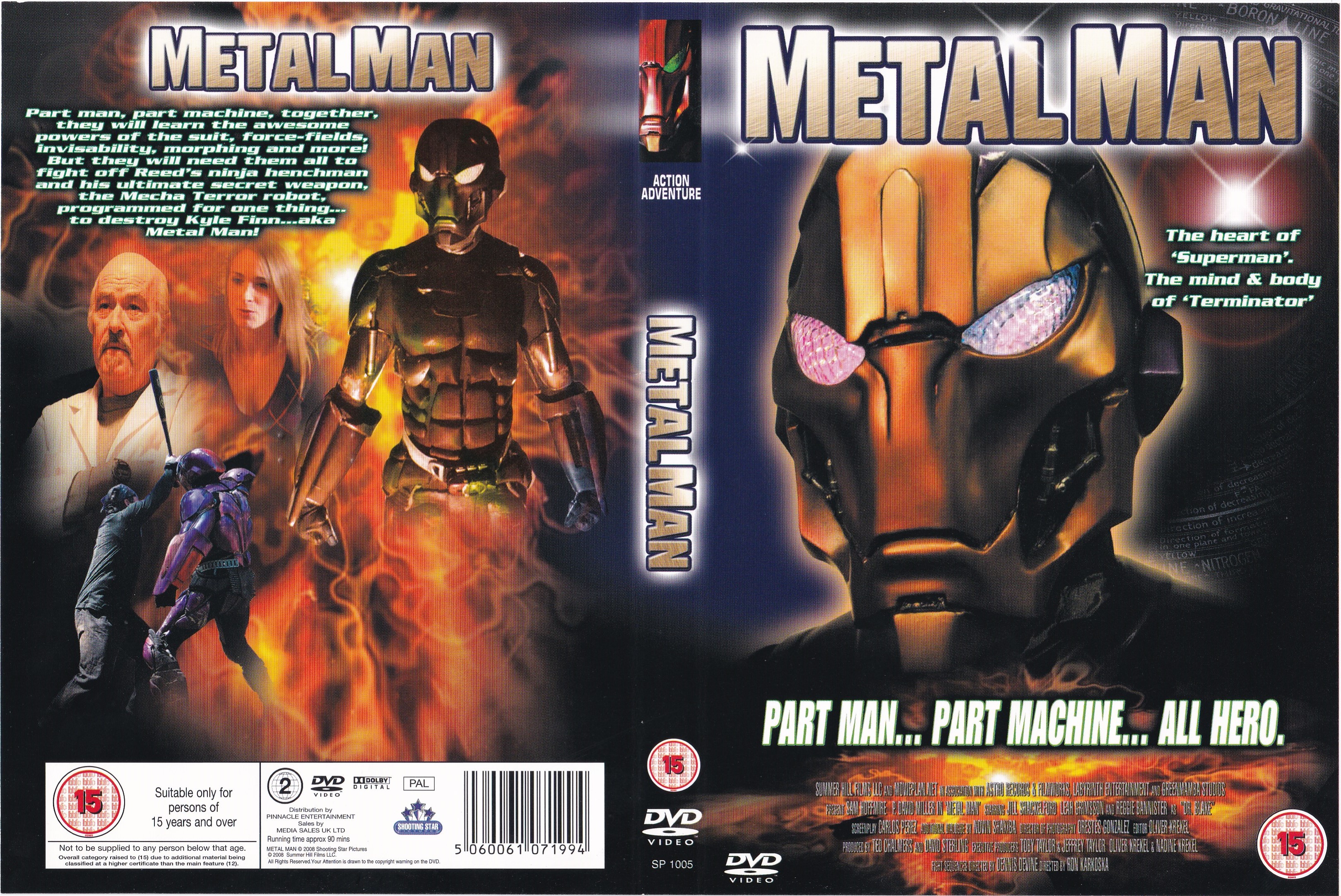 Jaquette DVD Metal Man Zone 1