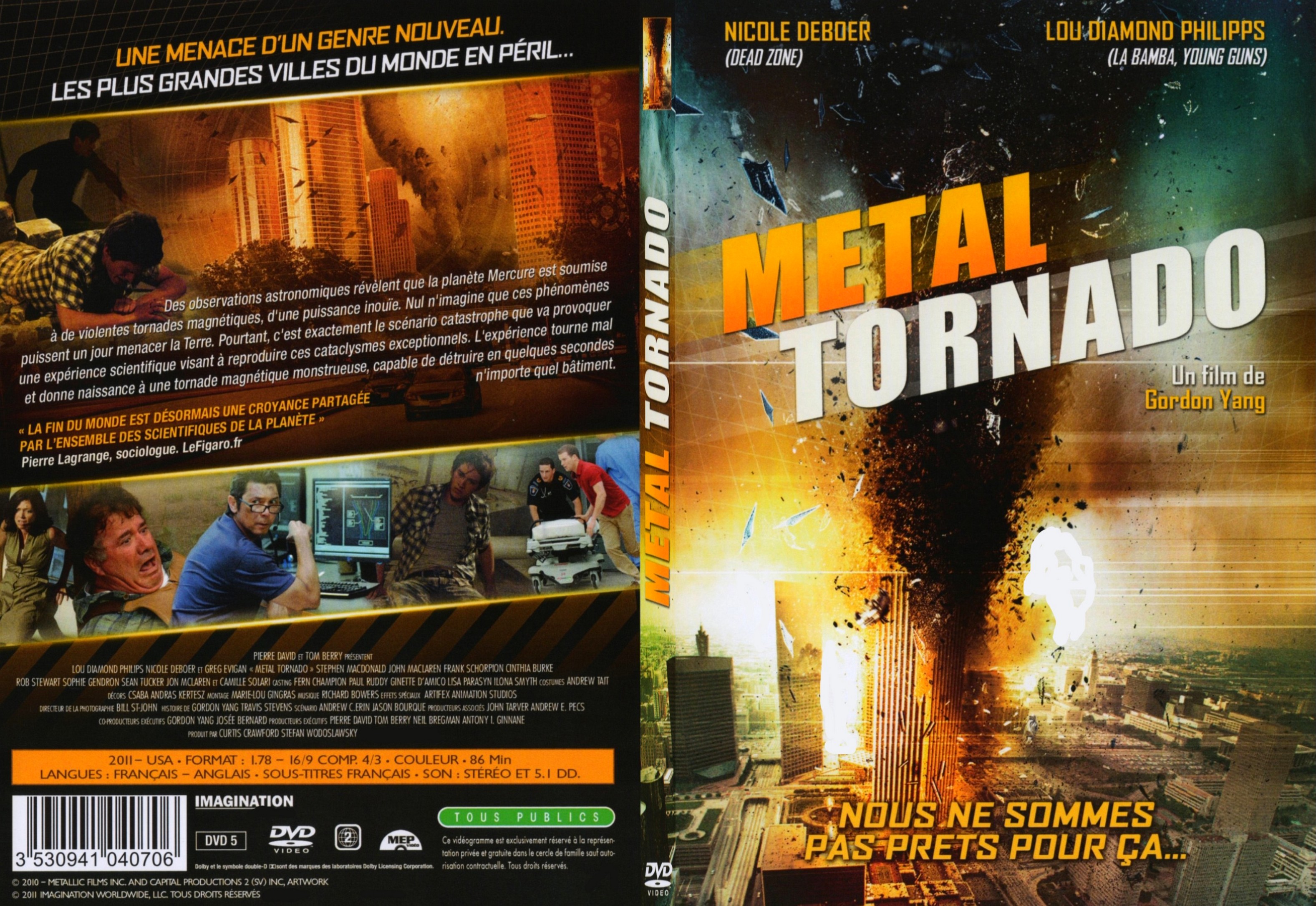 Jaquette DVD Metal Tornado - SLIM