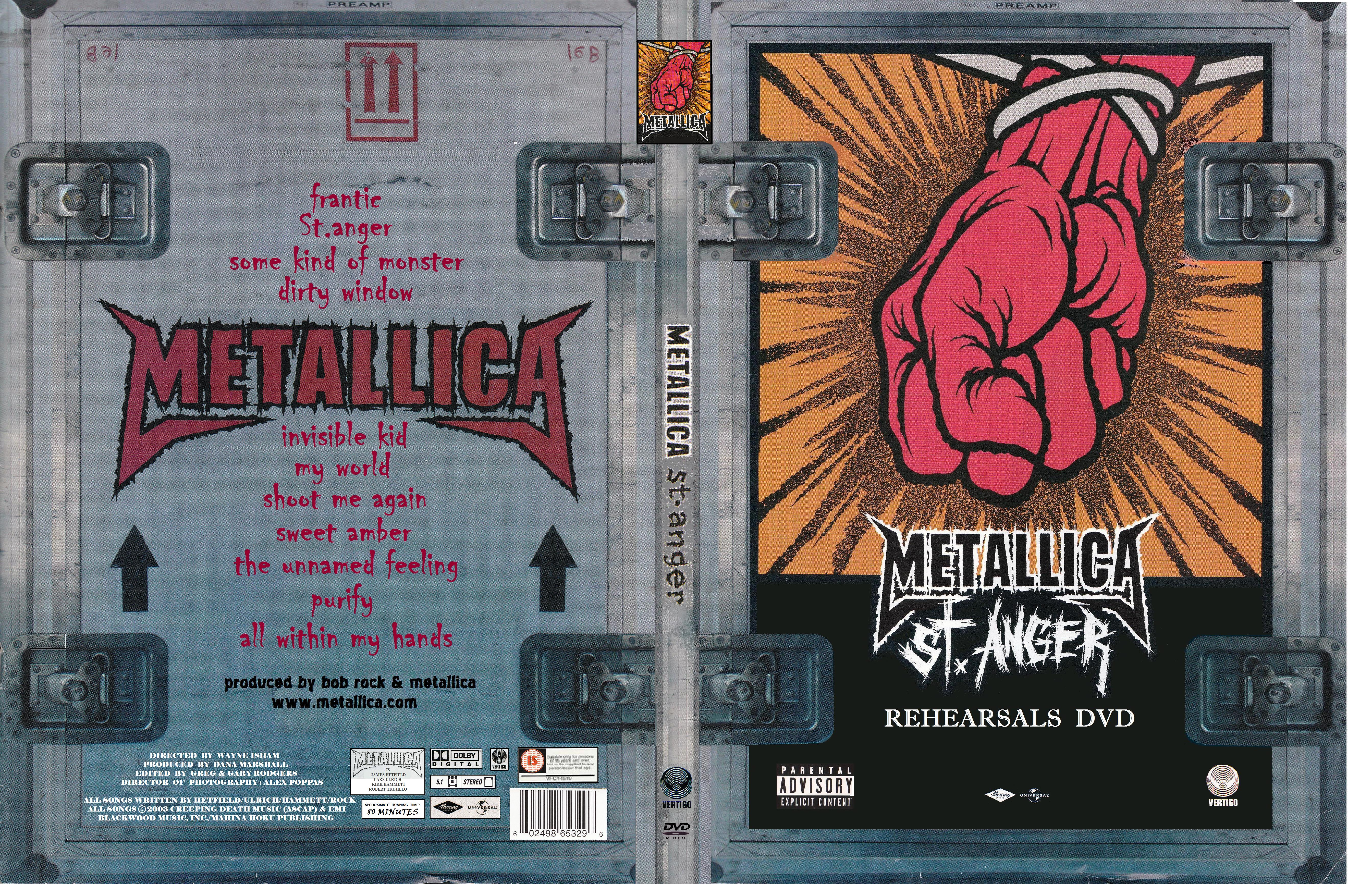 Jaquette DVD Metallica St Anger