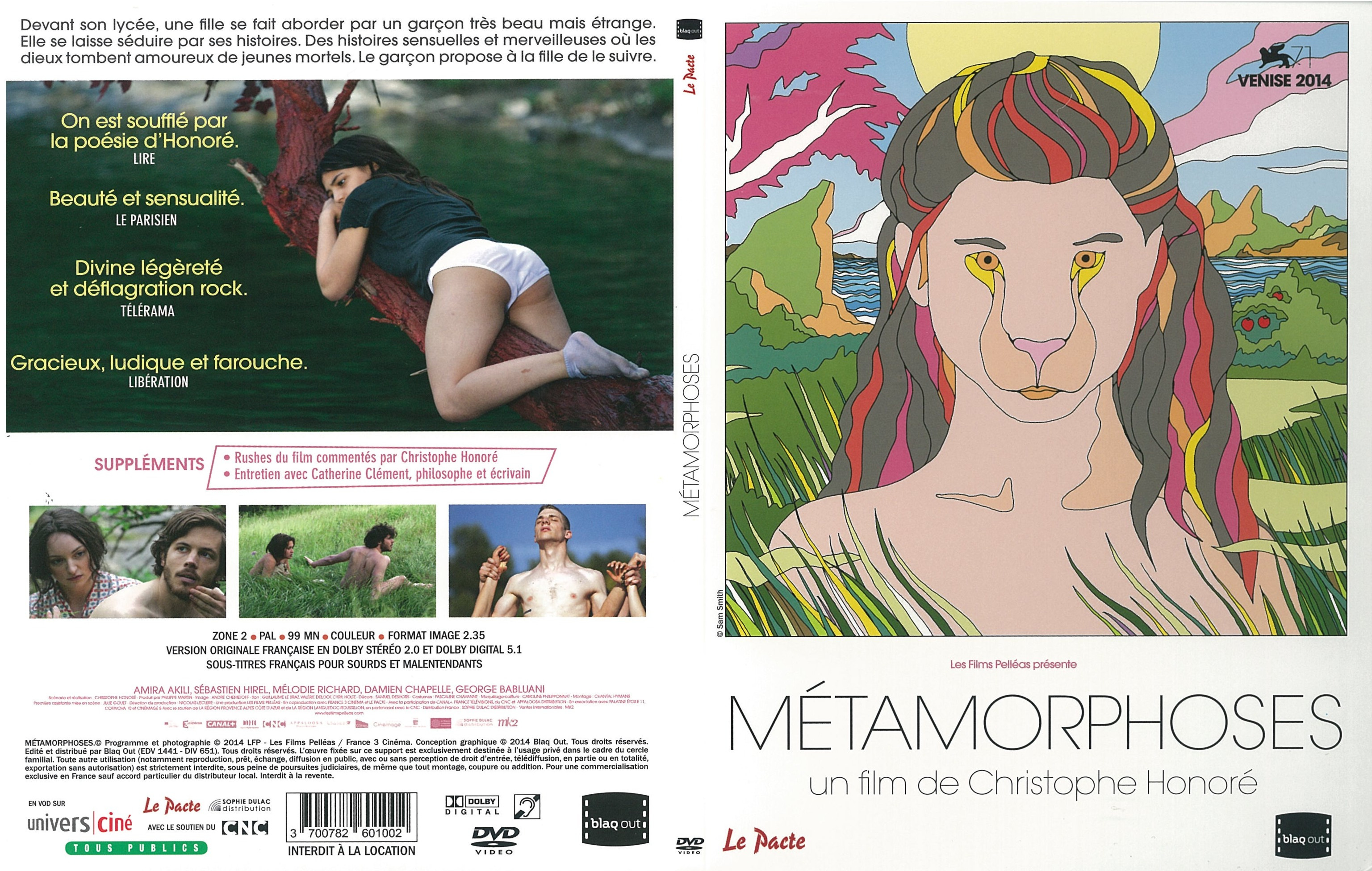 Jaquette DVD Mtamorphoses