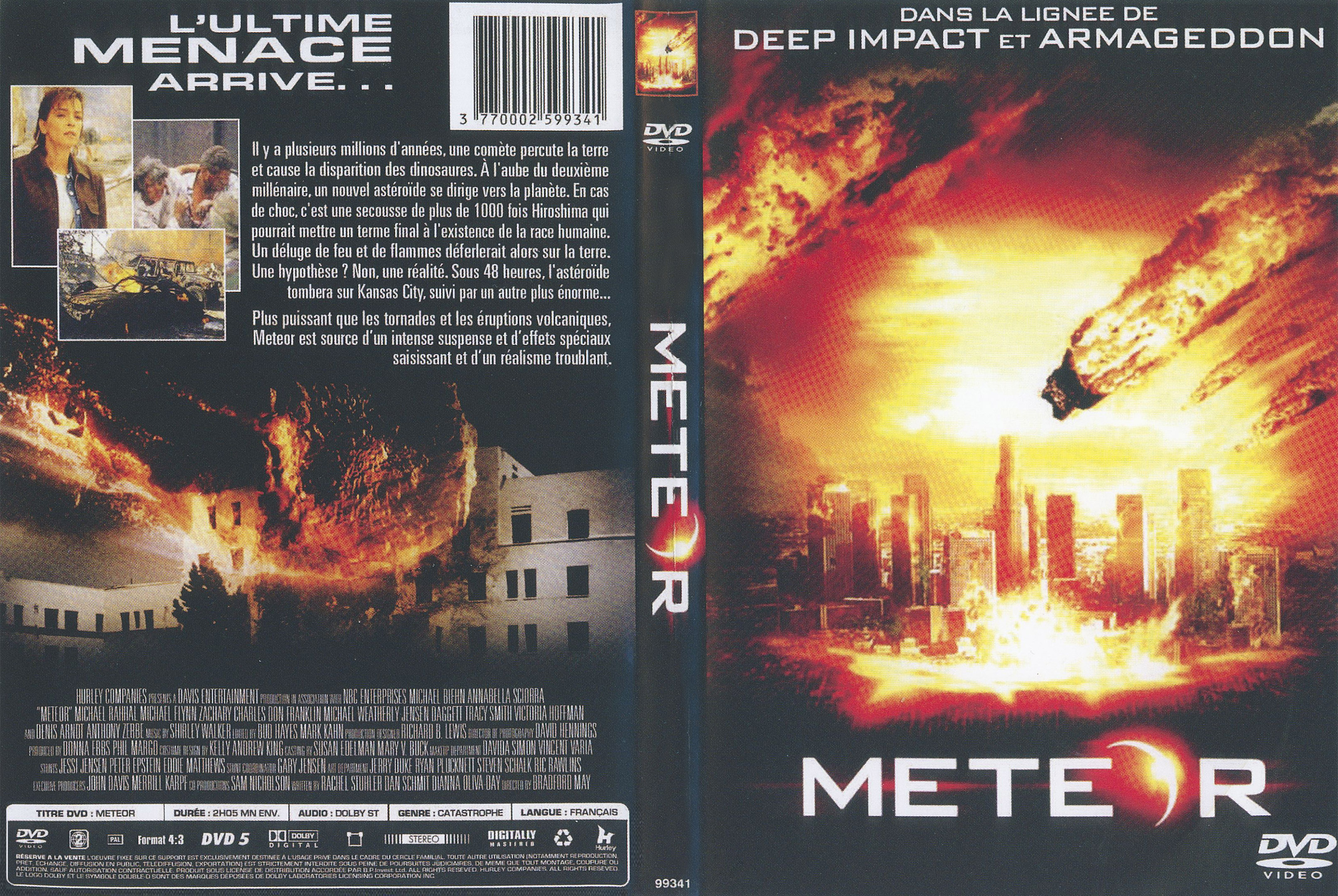 Jaquette DVD Meteor (1997)