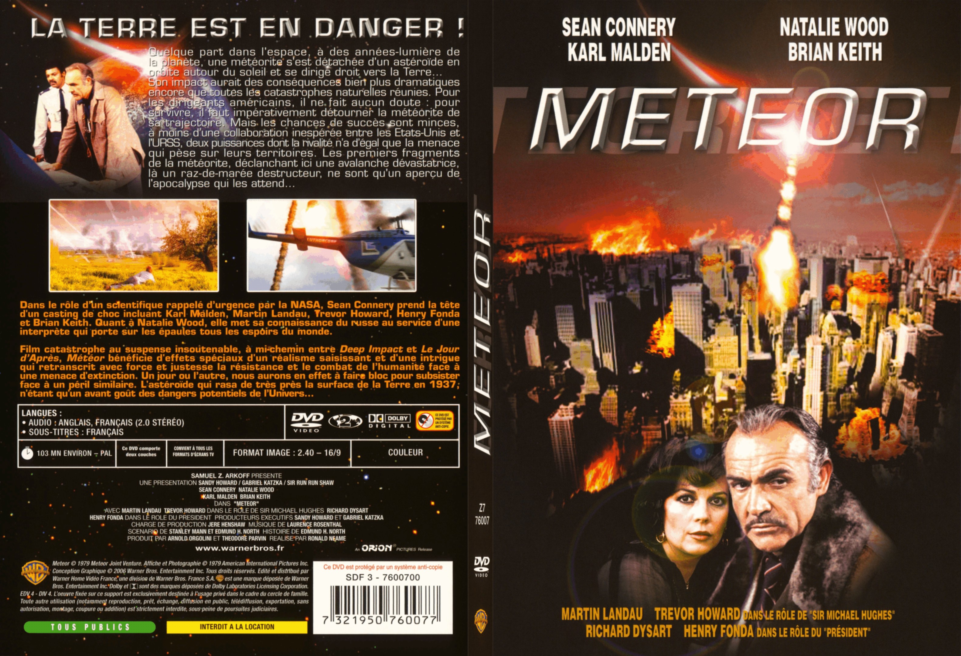 Jaquette DVD Meteor - SLIM