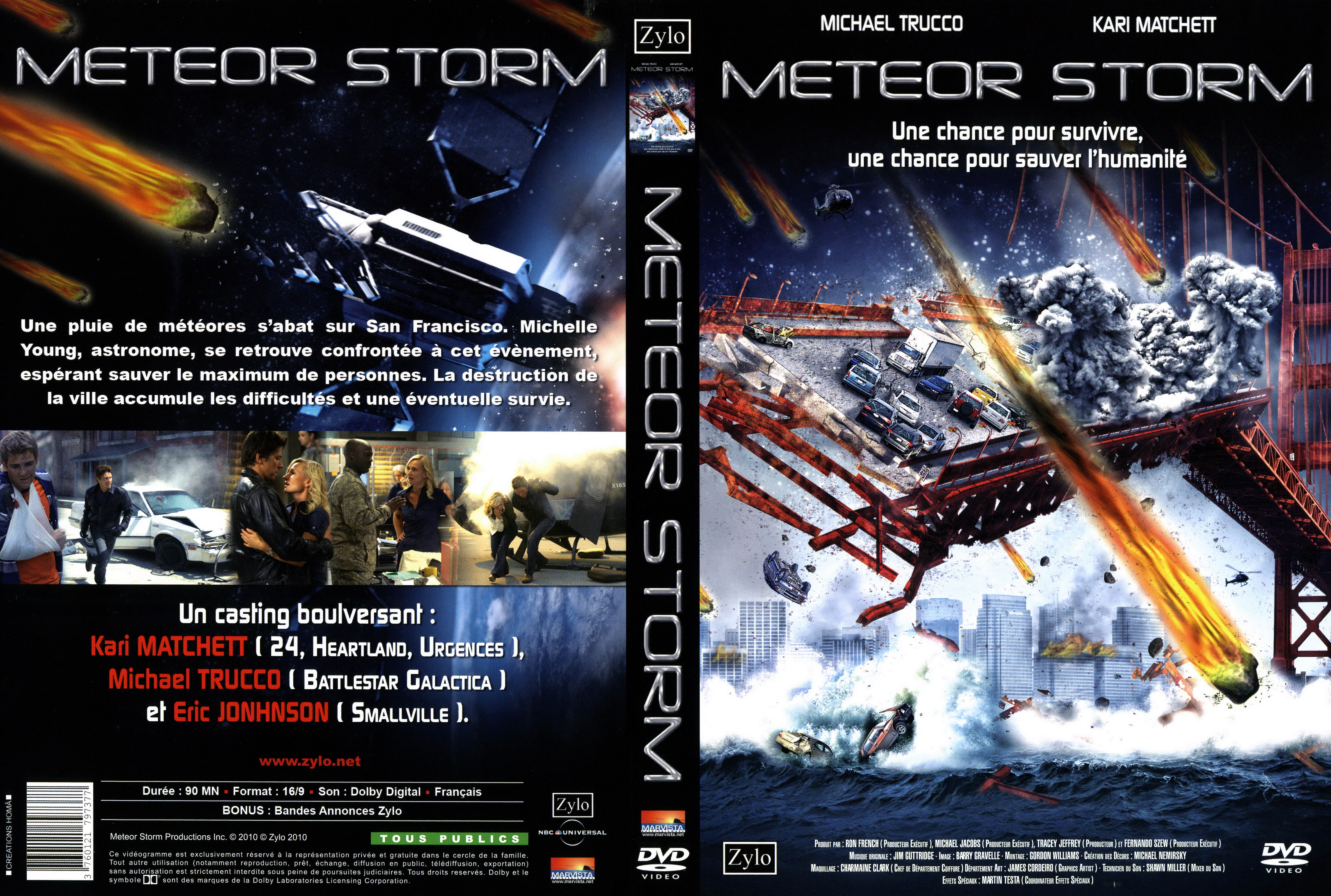 Jaquette DVD Meteor storm