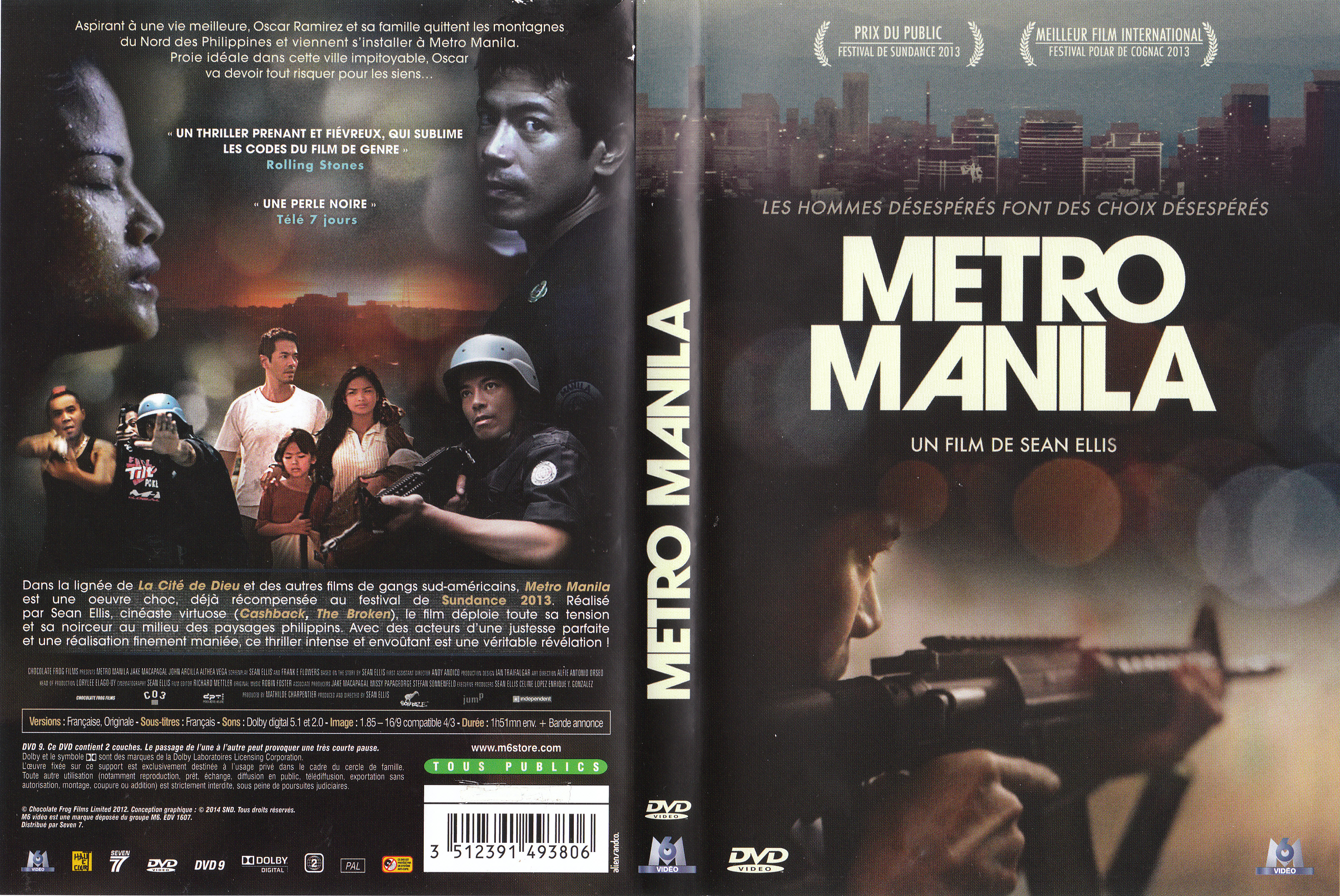Jaquette DVD Metro Manila