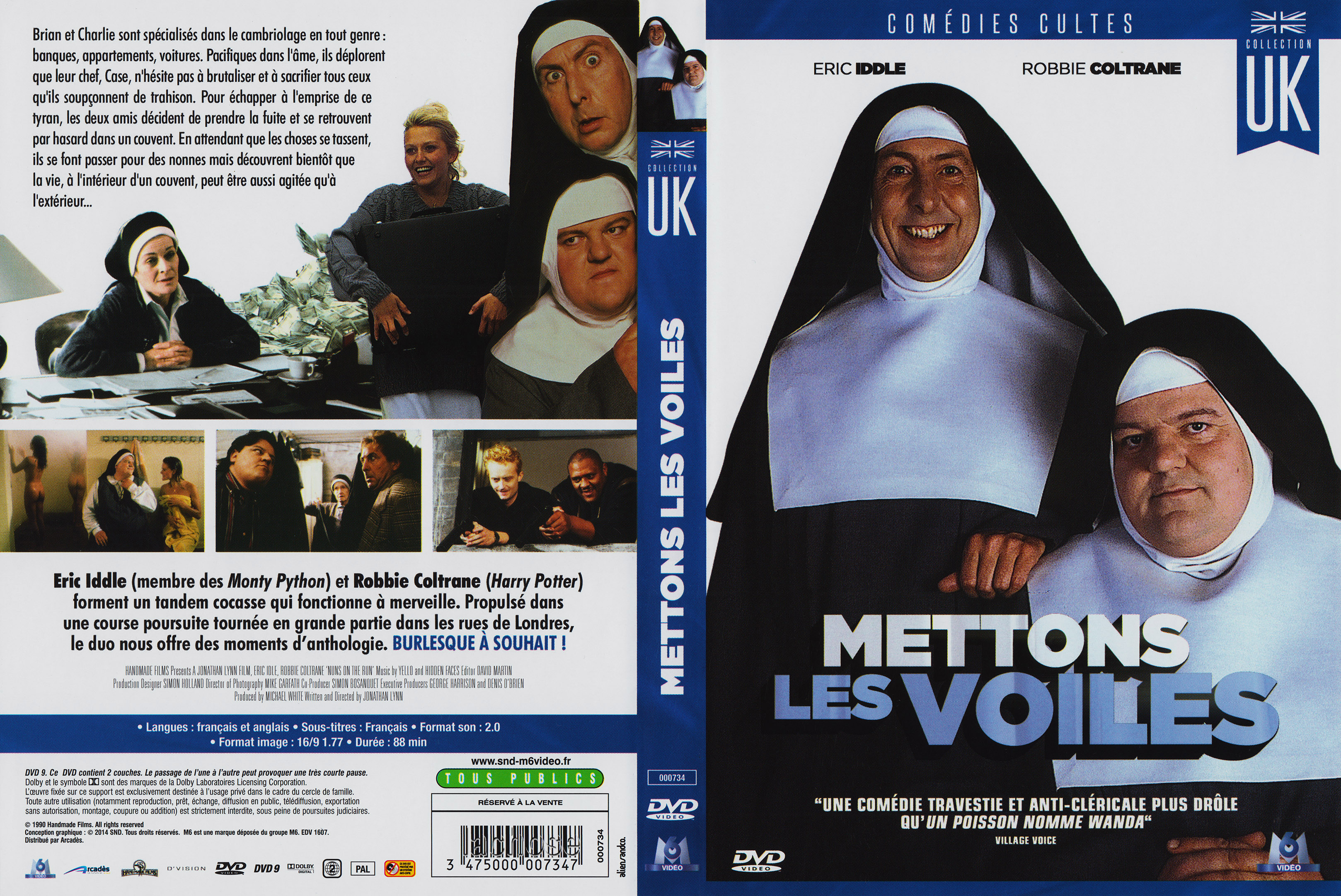 Jaquette DVD Mettons les voiles