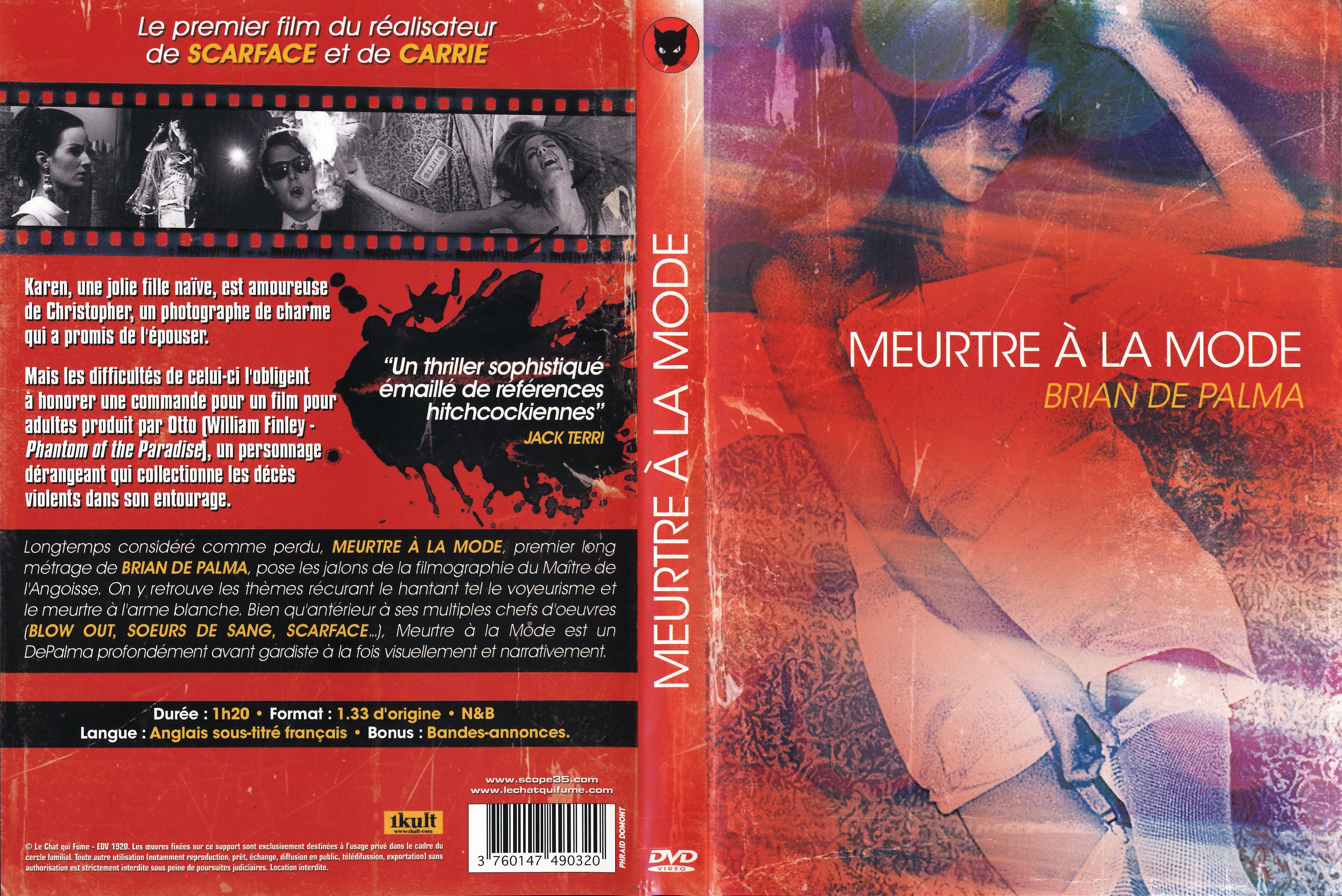 Jaquette DVD Meurtre a la mode