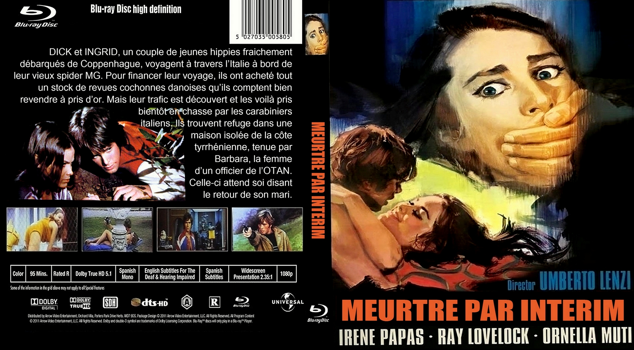 Jaquette DVD Meurtre par Intrim custom (BLU-RAY)