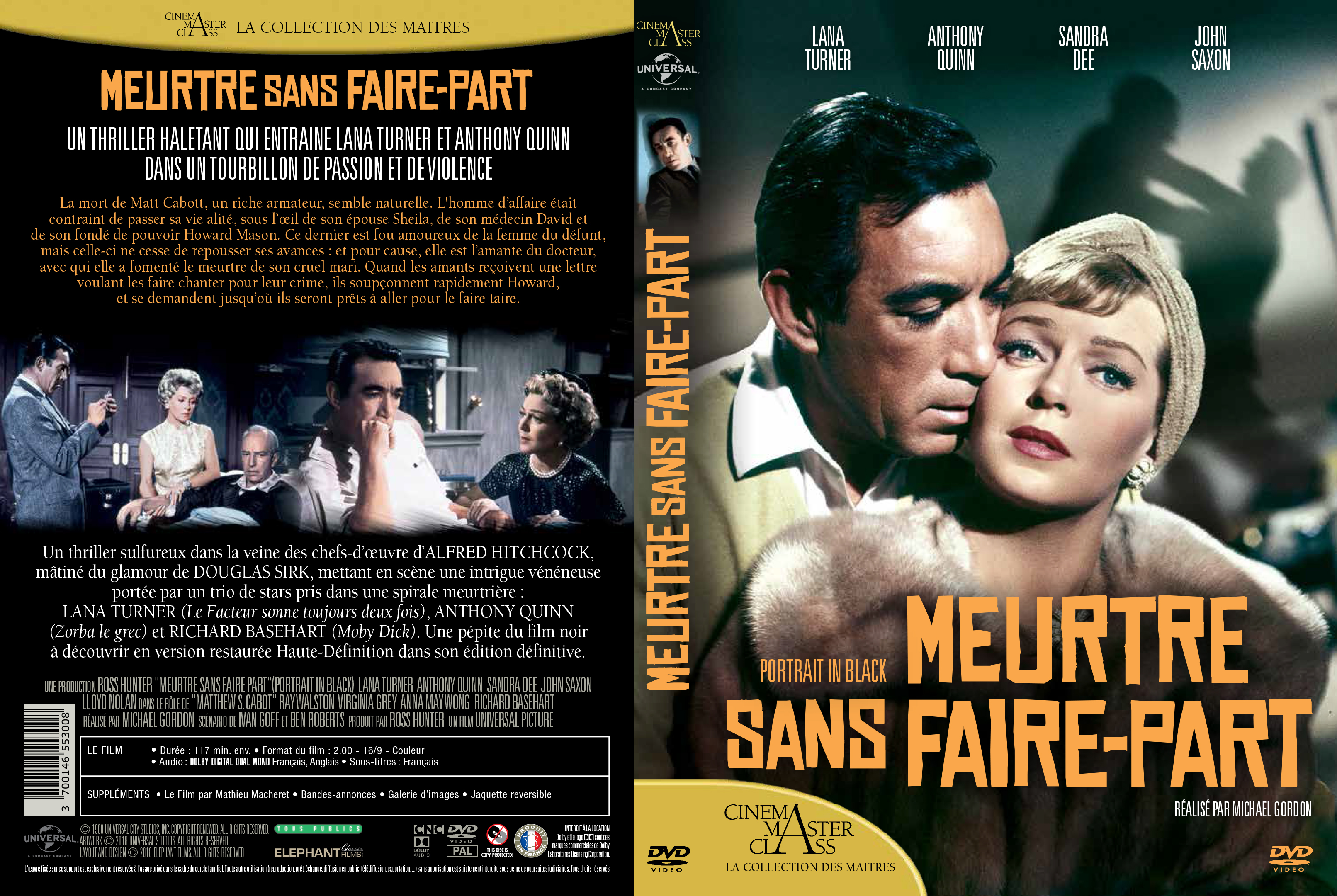 Jaquette DVD Meurtre sans faire-part custom