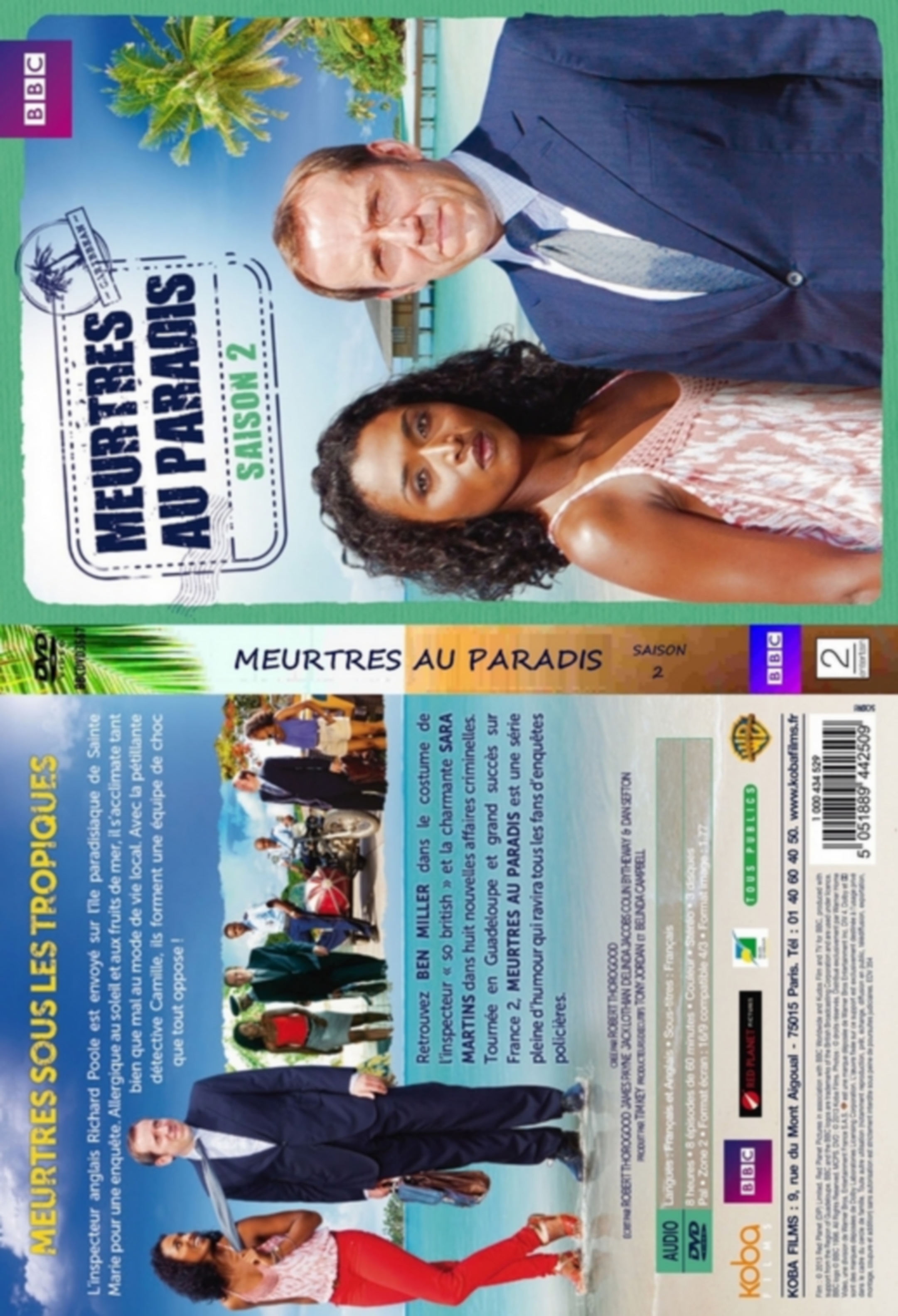 Jaquette DVD Meurtres au Paradis 2 - SLIM