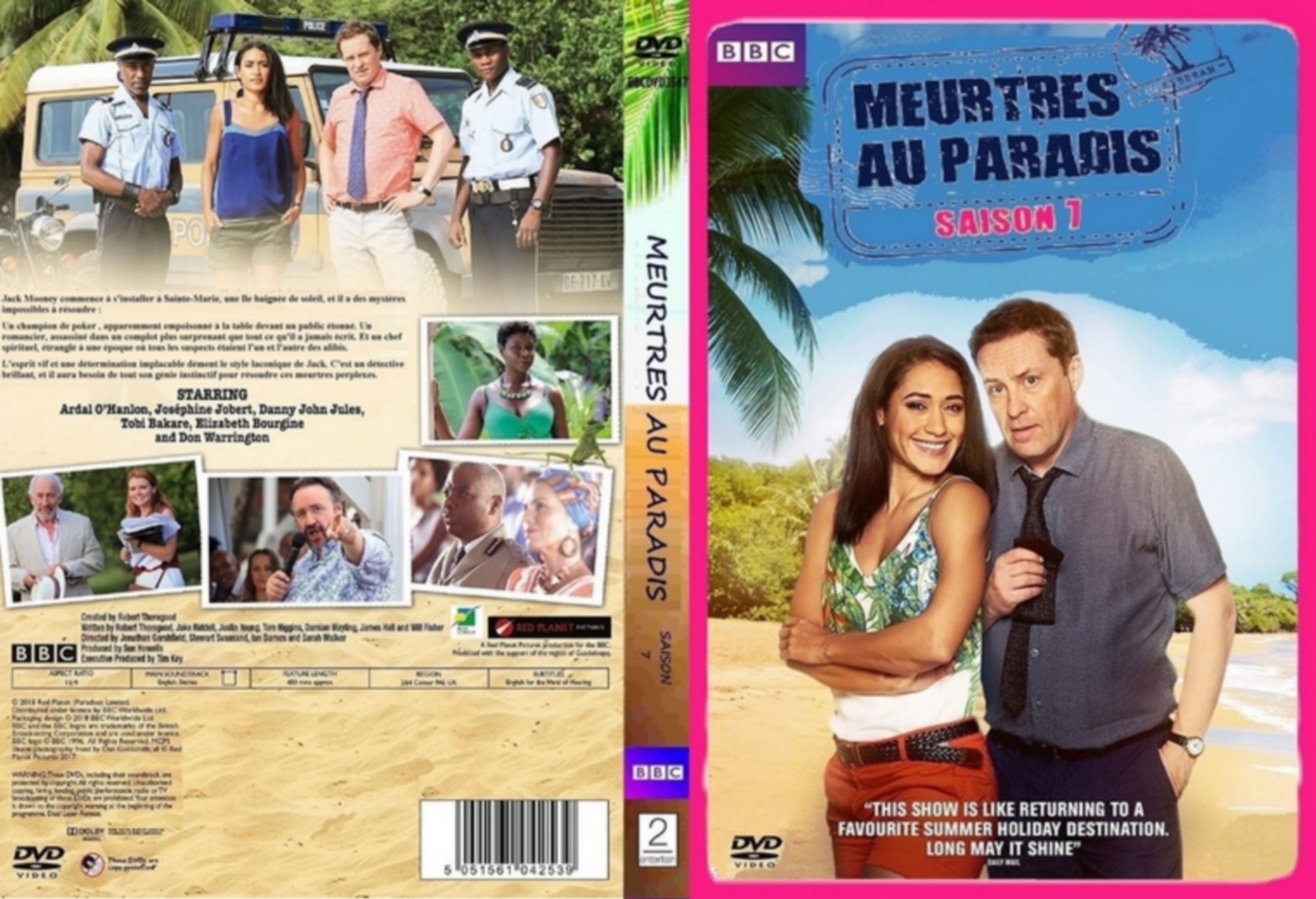 Jaquette DVD Meurtres au Paradis 7 - SLIM